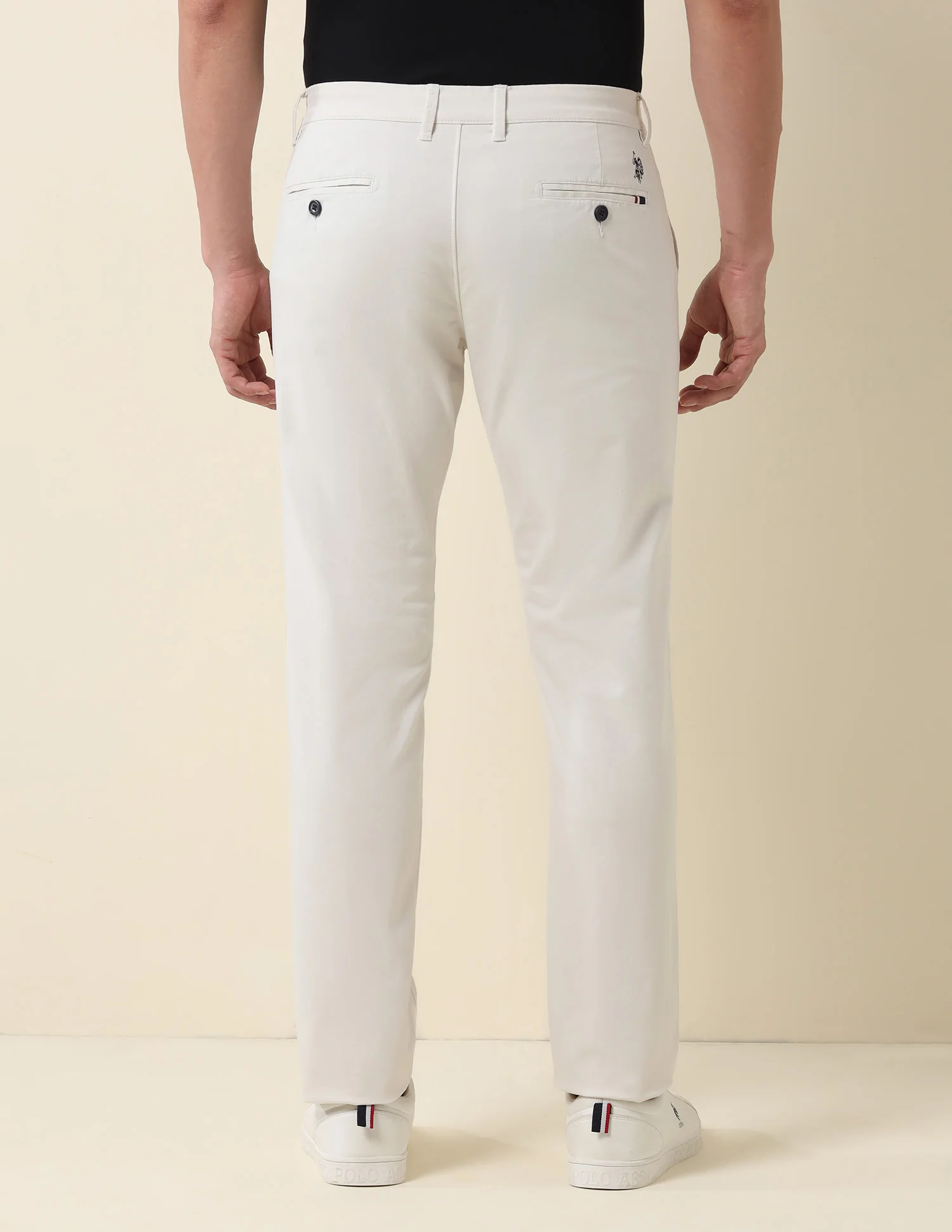 Denver Slim Fit Satin Trousers - Image 5
