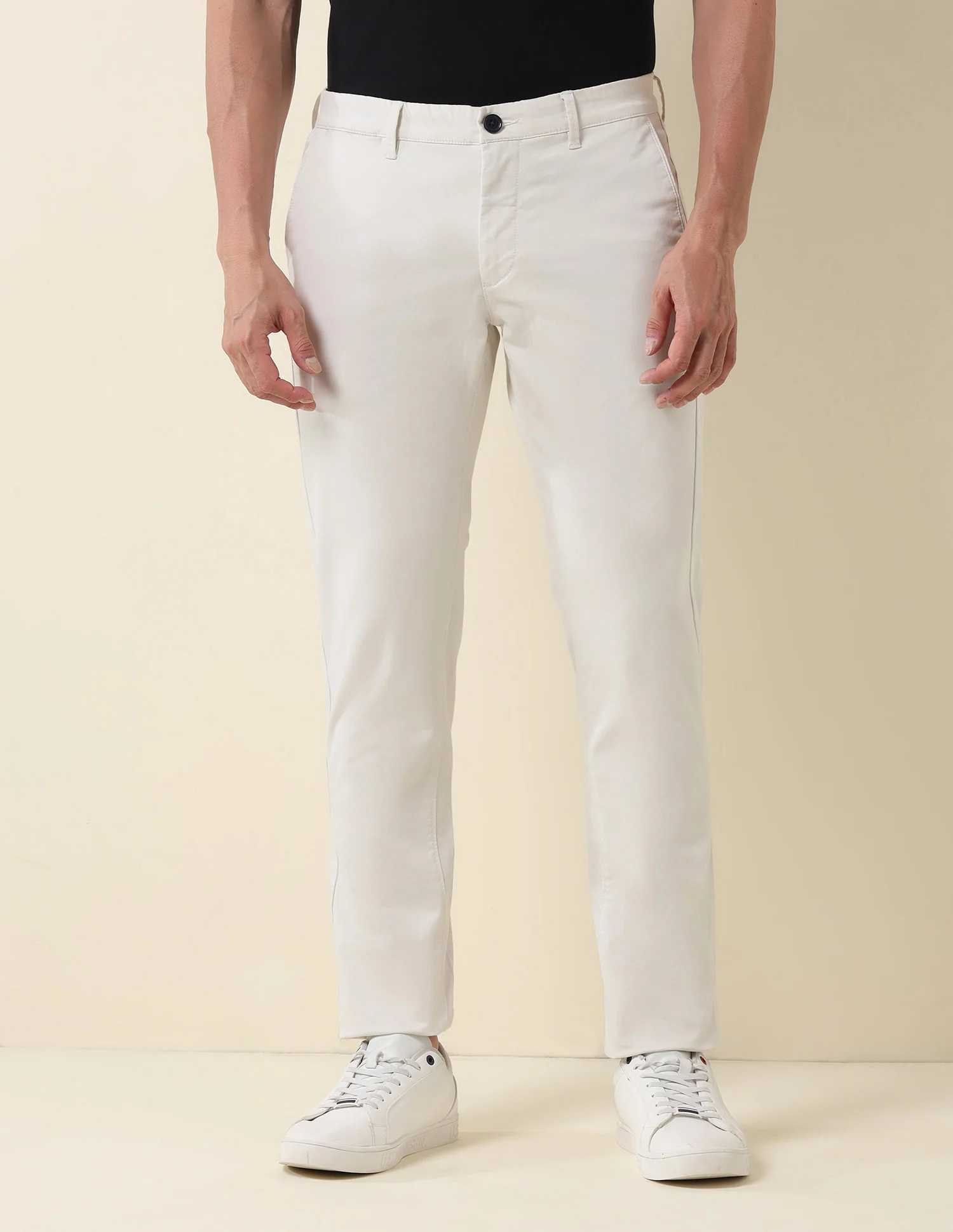 Denver Slim Fit Satin Trousers - Image 6