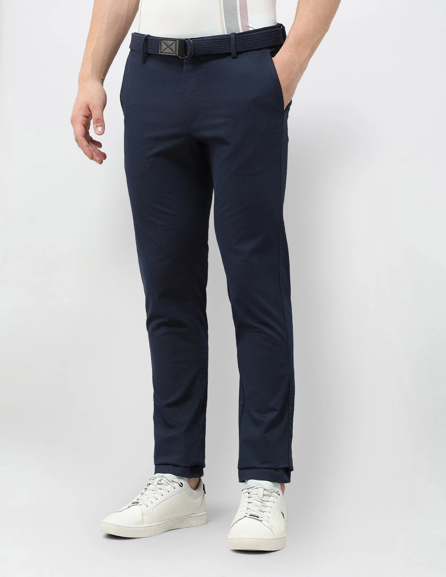 Denver Slim Fit Satin Trousers - Image 4