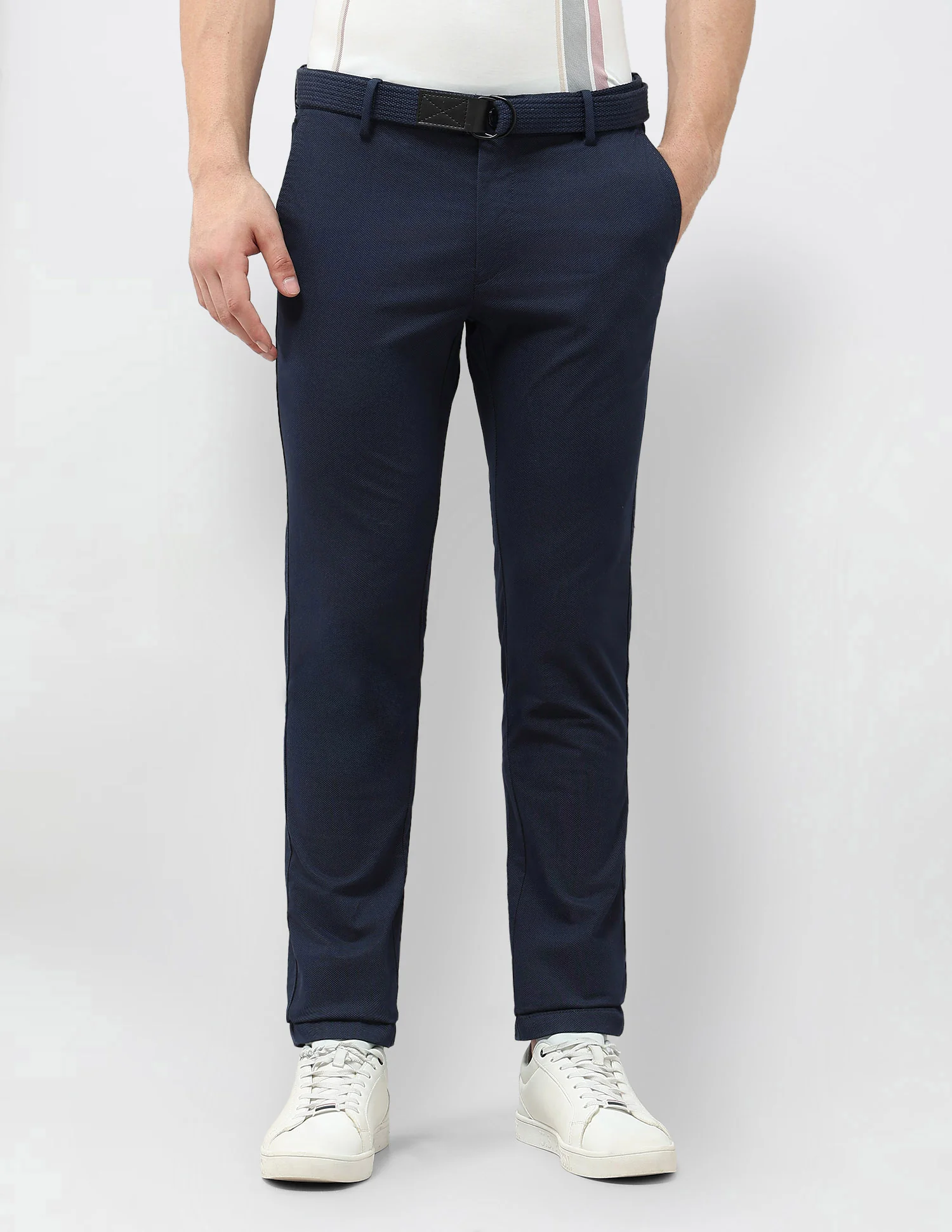 Denver Slim Fit Satin Trousers - Image 6