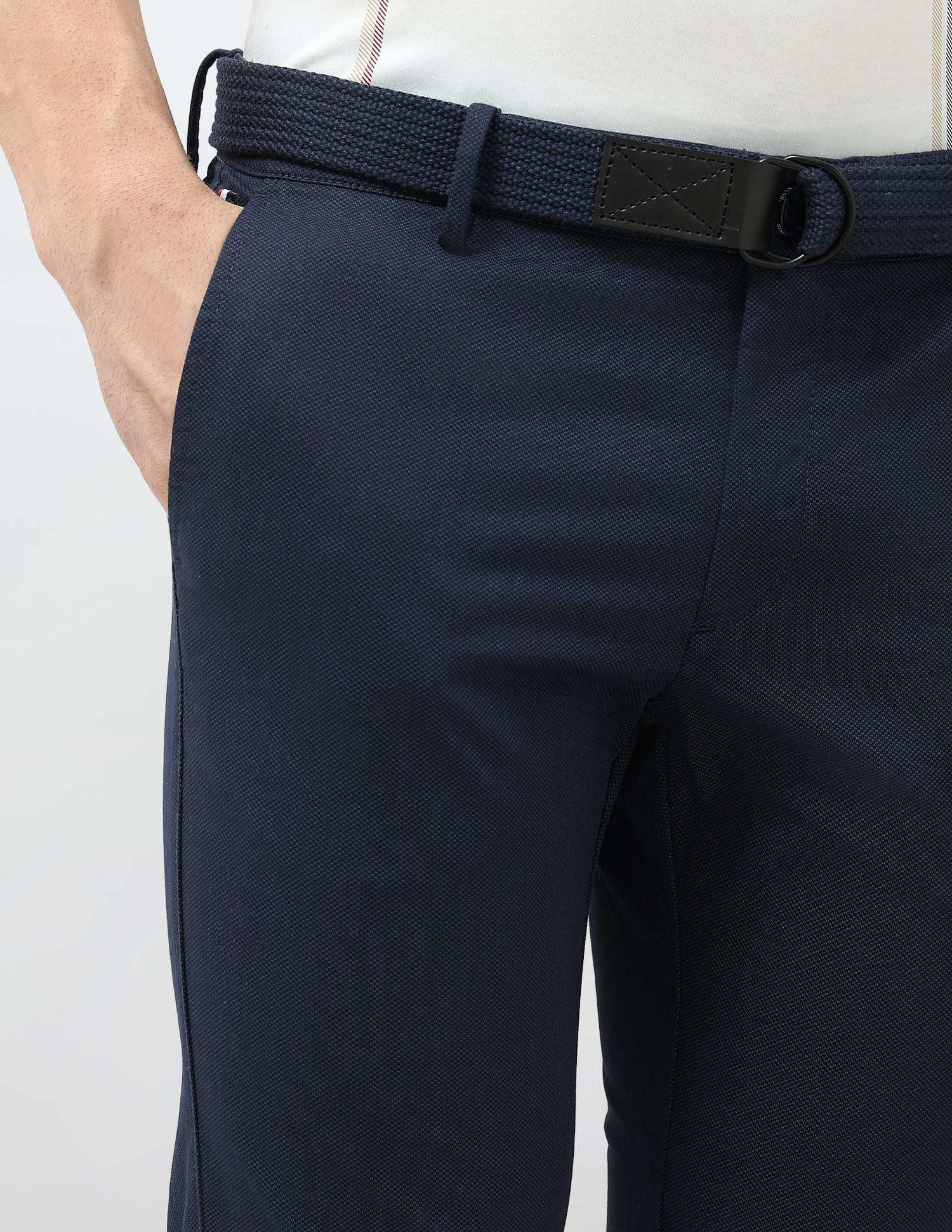 Denver Slim Fit Satin Trousers - Image 7