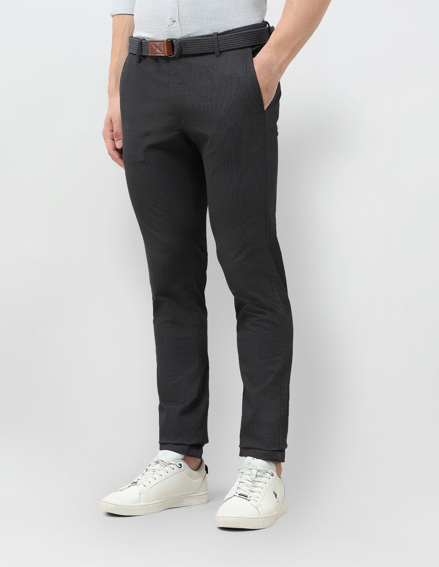 Denver Slim Fit Satin Trousers - Image 4
