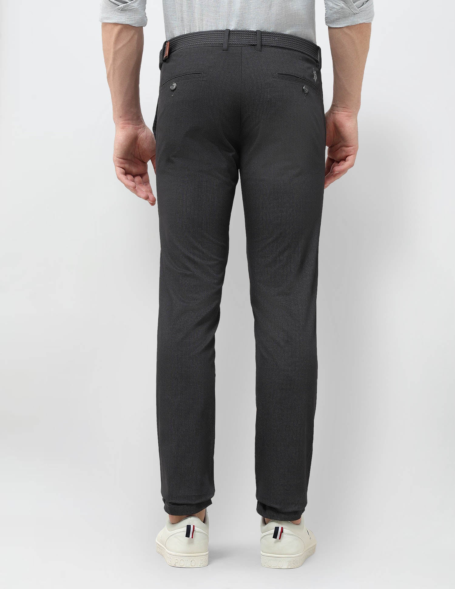 Denver Slim Fit Satin Trousers - Image 5