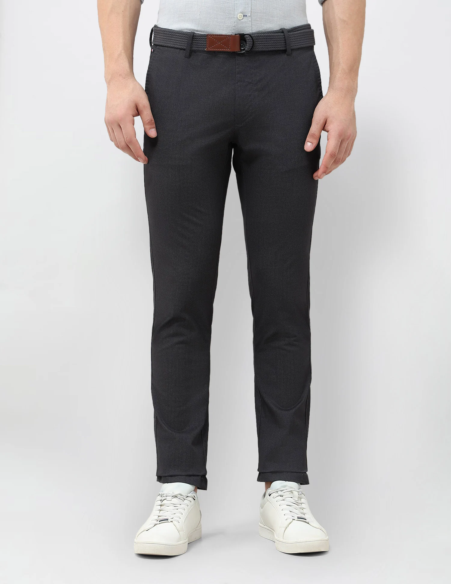 Denver Slim Fit Satin Trousers - Image 6