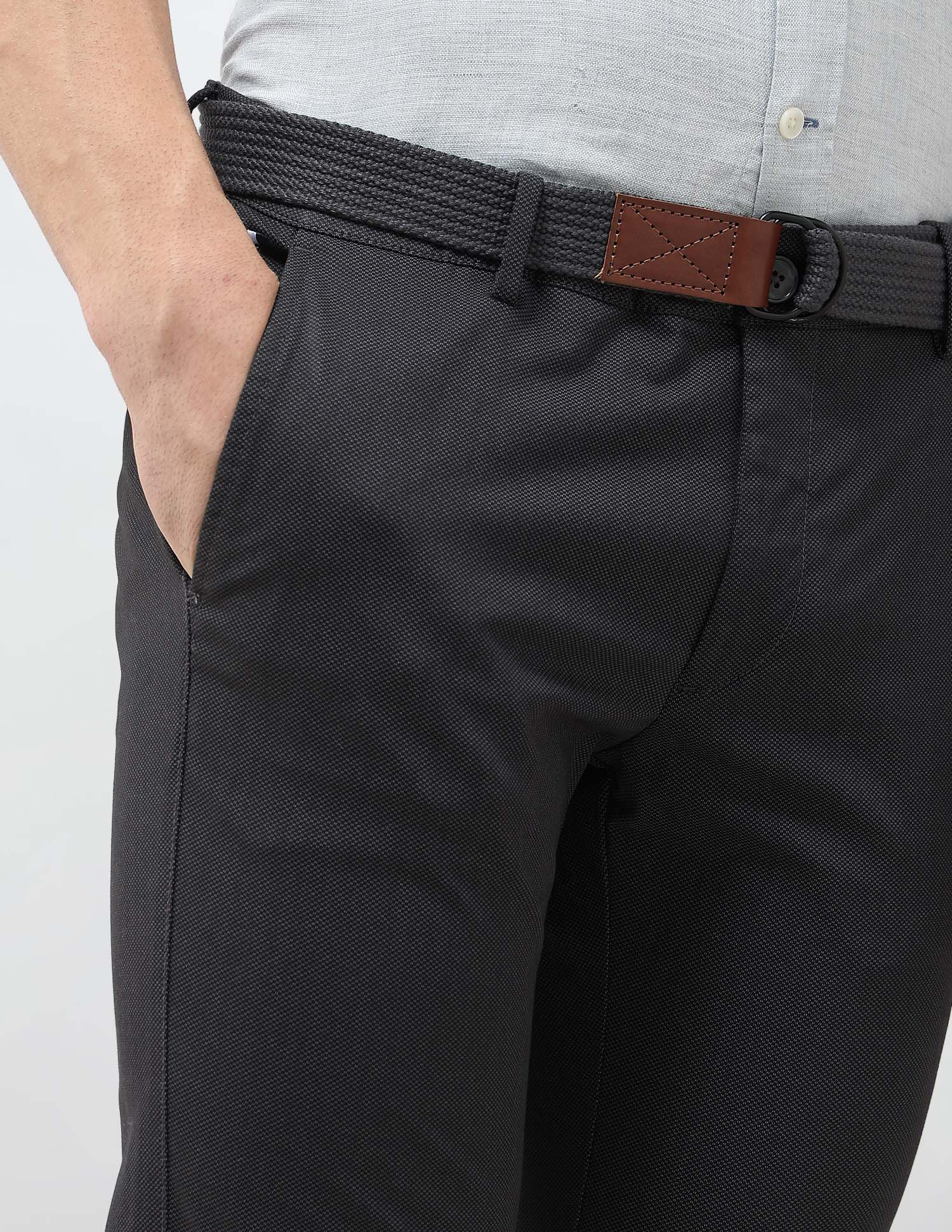 Denver Slim Fit Satin Trousers - Image 7