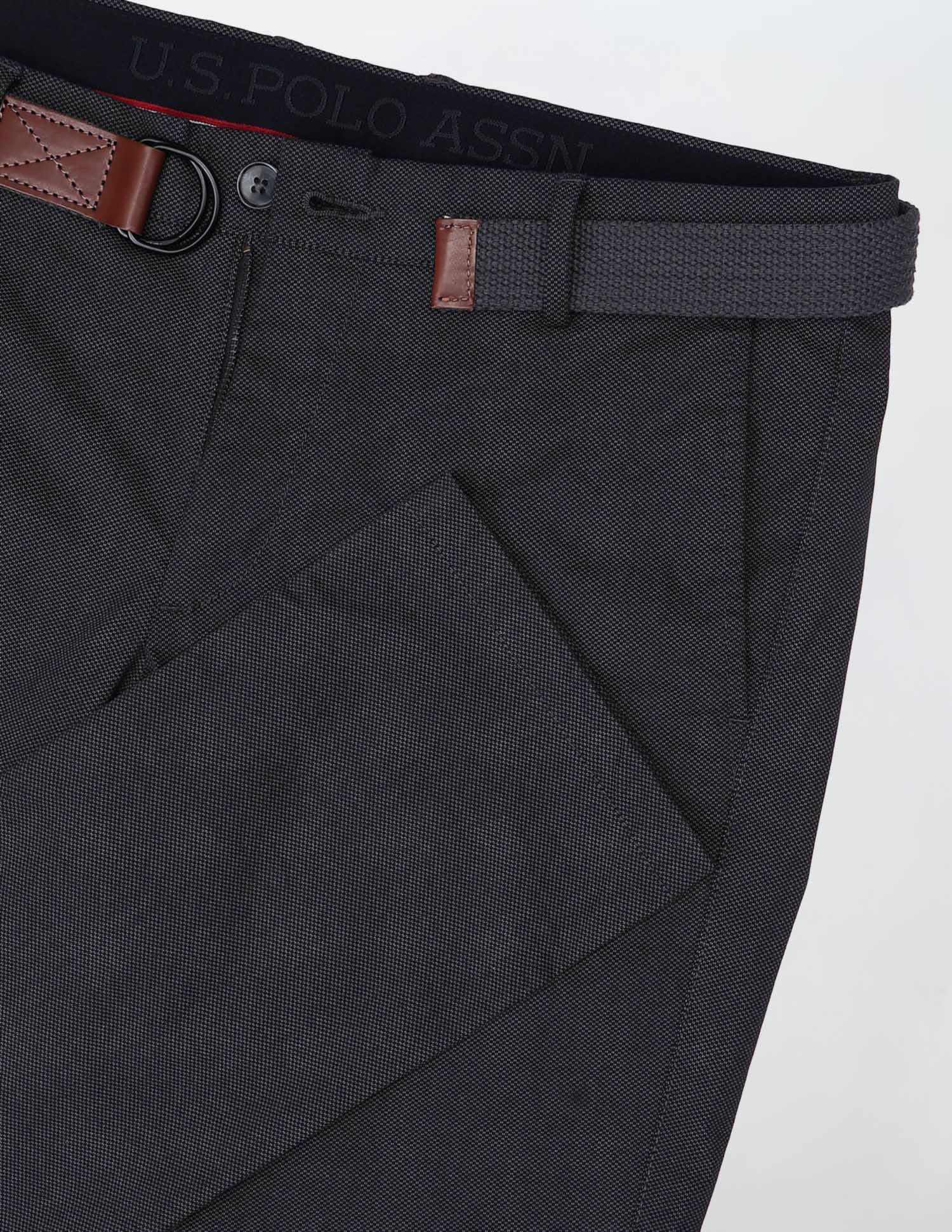 Denver Slim Fit Satin Trousers - Image 9
