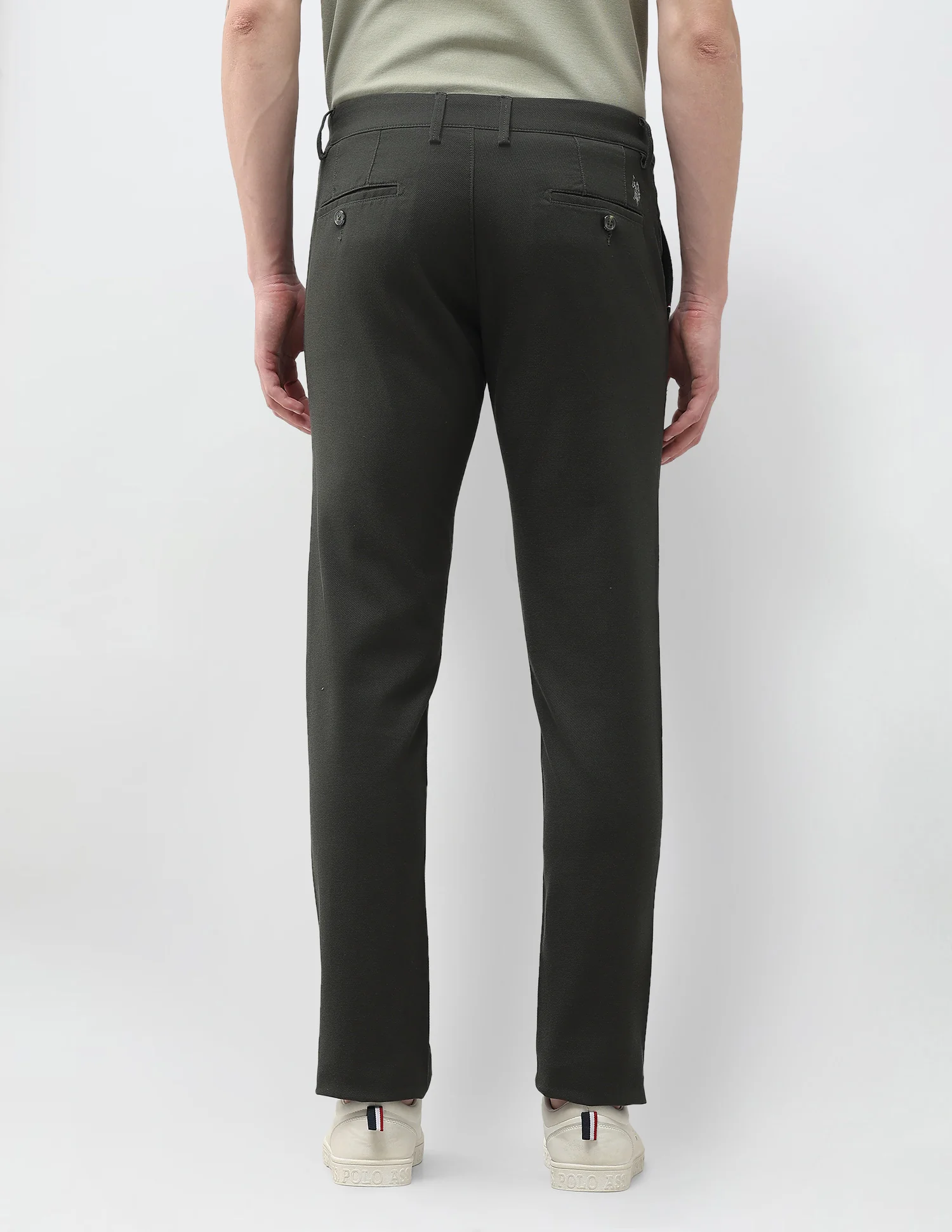 Denver Slim Fit Satin Trousers - Image 5