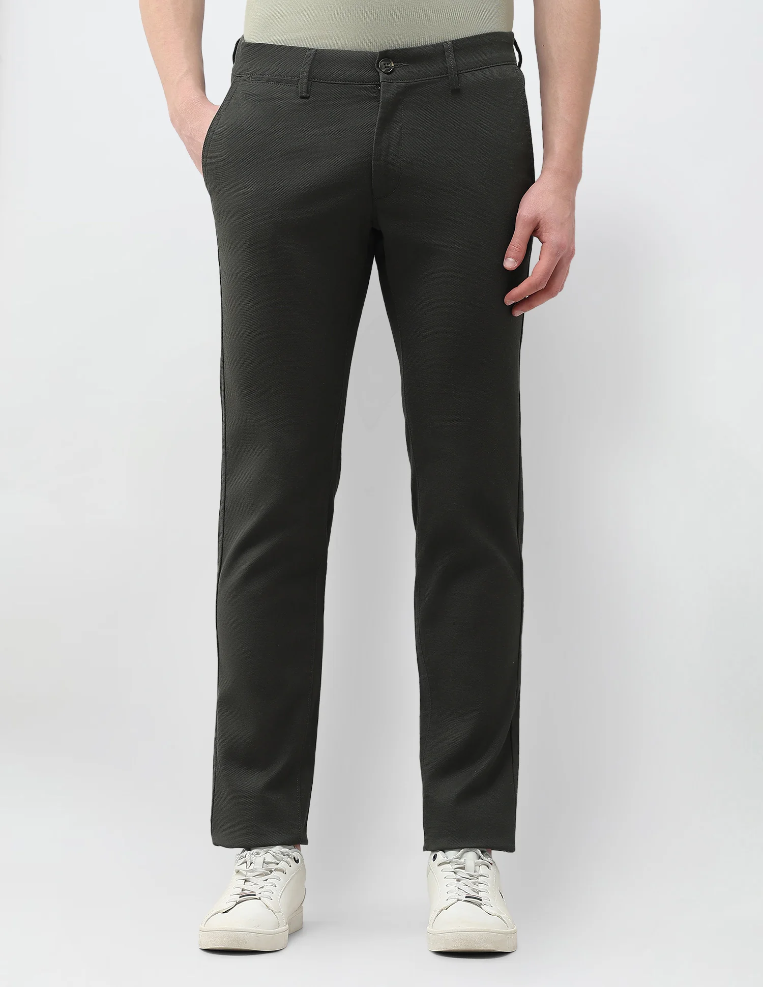 Denver Slim Fit Satin Trousers - Image 6
