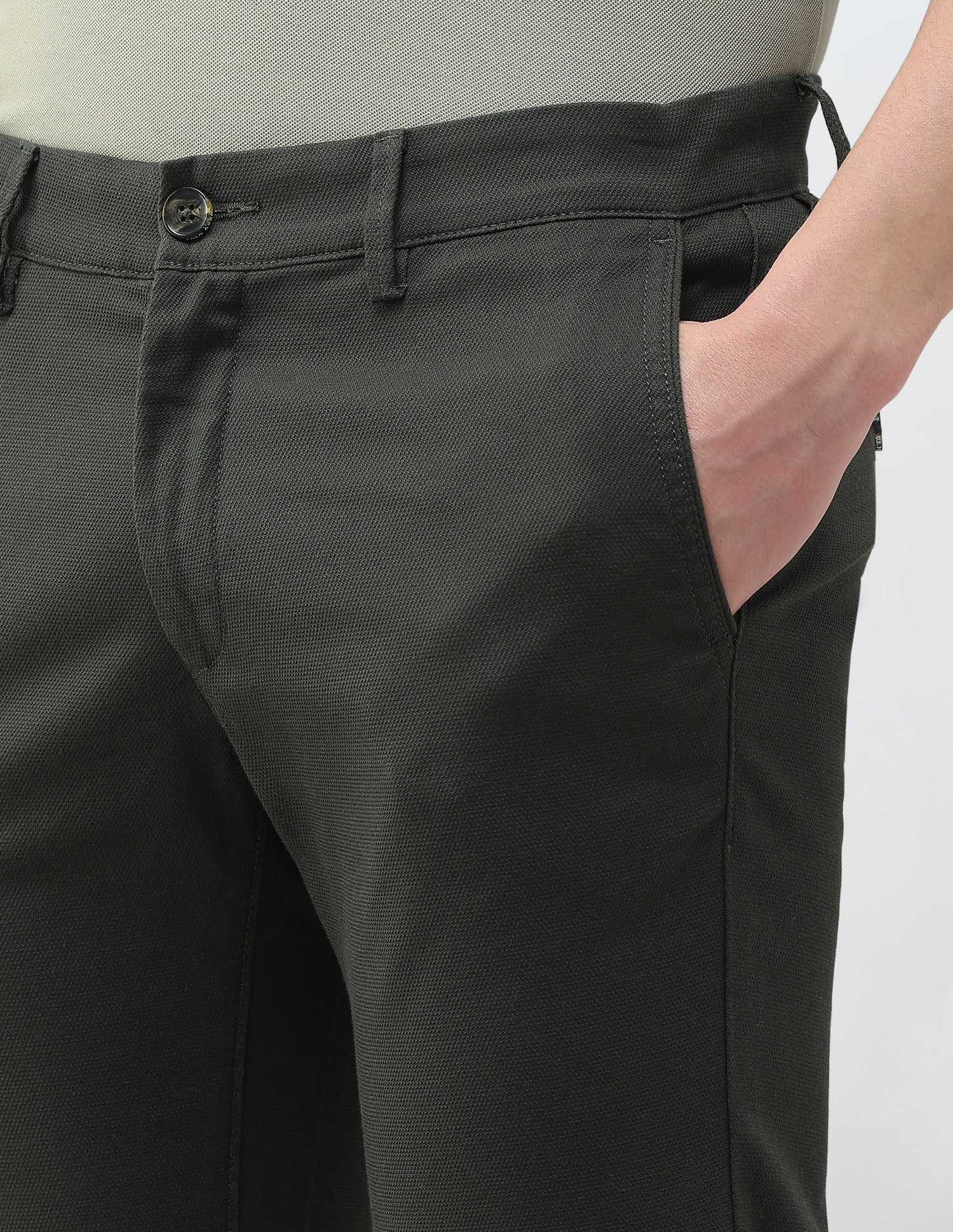 Denver Slim Fit Satin Trousers - Image 7