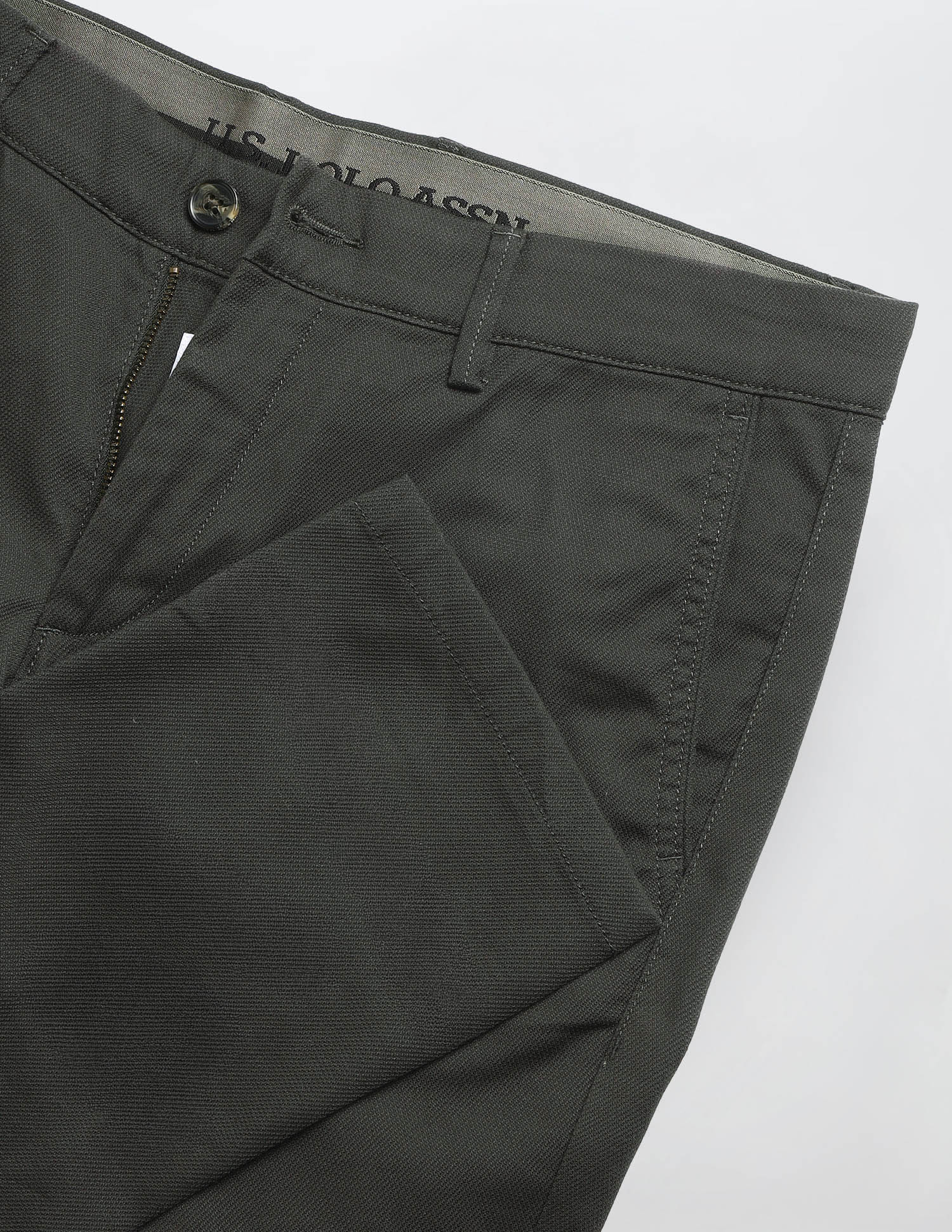 Denver Slim Fit Satin Trousers - Image 9