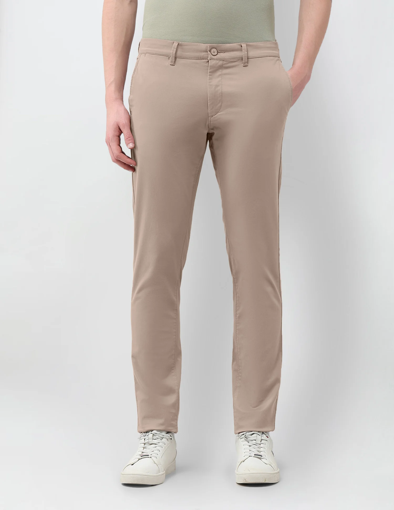 Denver Slim Fit Satin Trousers - Image 6