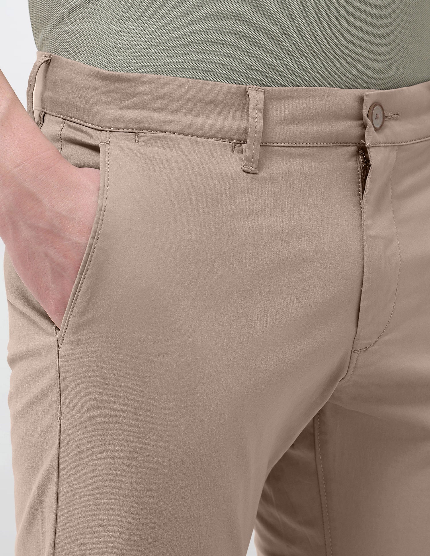 Denver Slim Fit Satin Trousers - Image 7