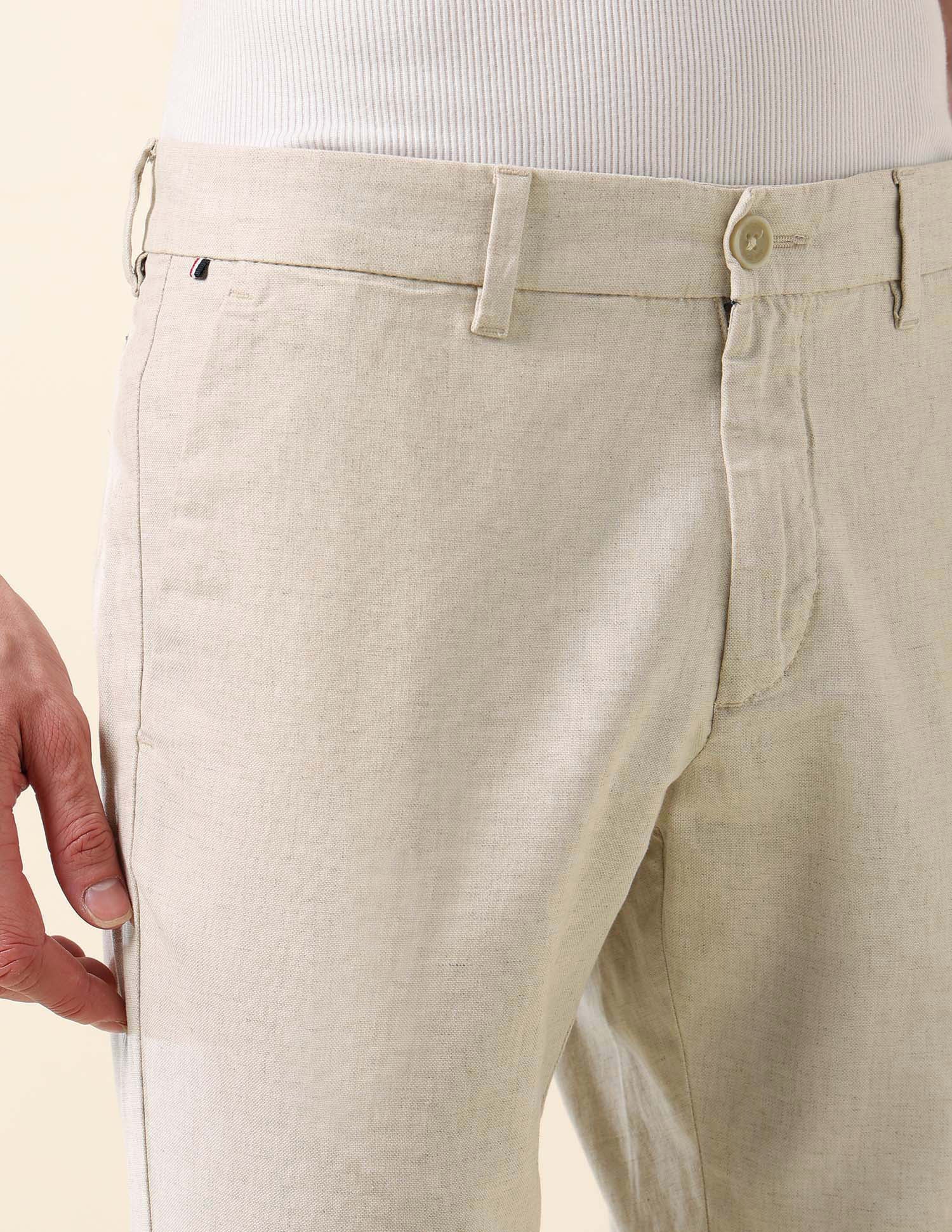 Denver Slim Fit Satin Trousers - Image 7
