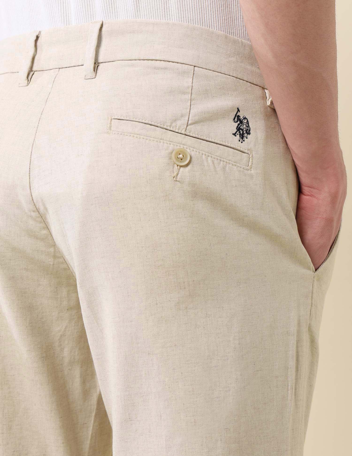 Denver Slim Fit Satin Trousers - Image 8