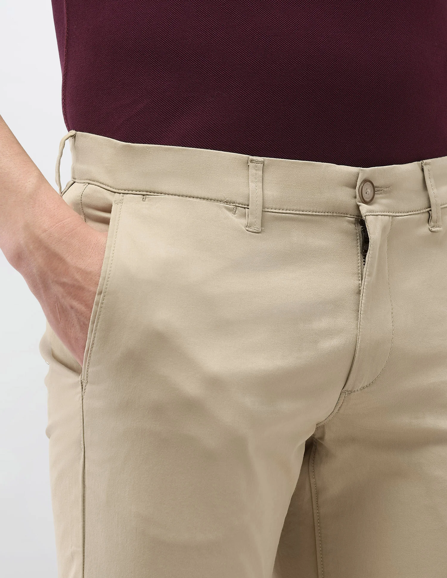 Denver Slim Fit Satin Trousers - Image 7