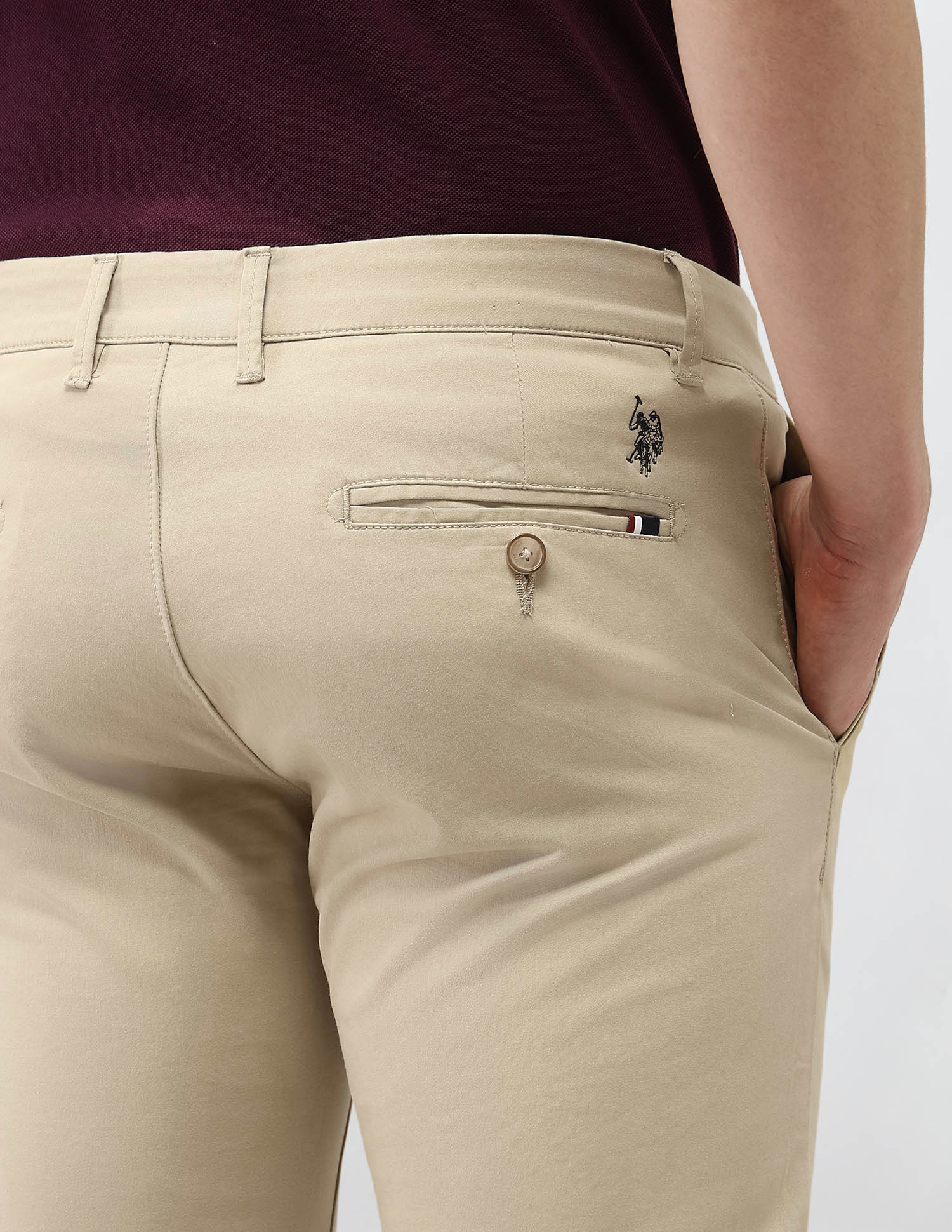 Denver Slim Fit Satin Trousers - Image 8