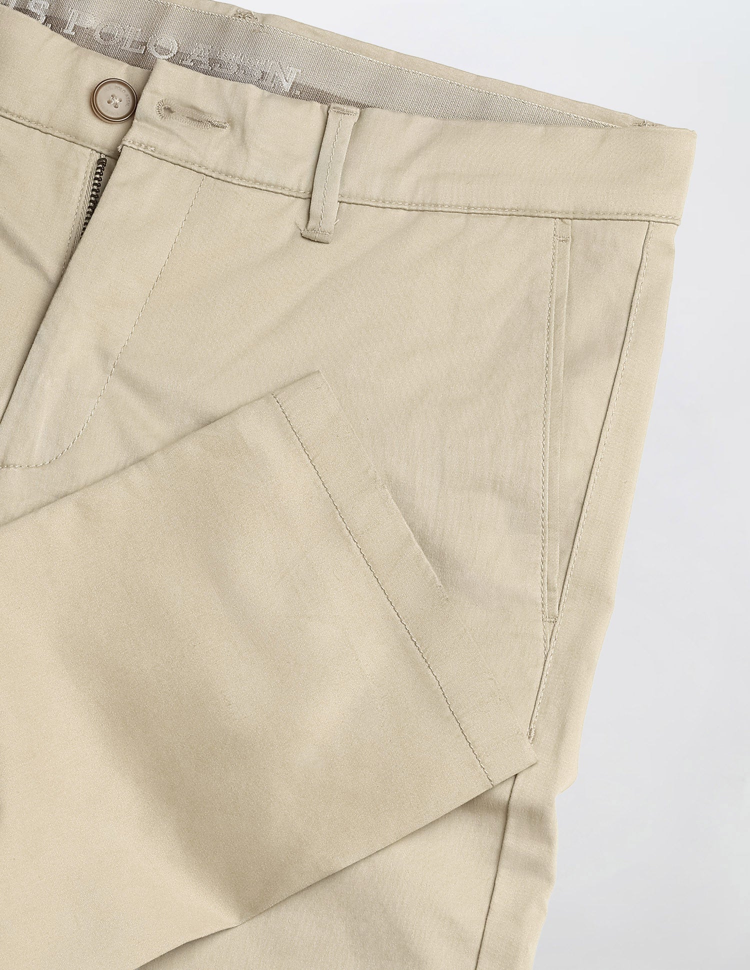 Denver Slim Fit Satin Trousers - Image 9