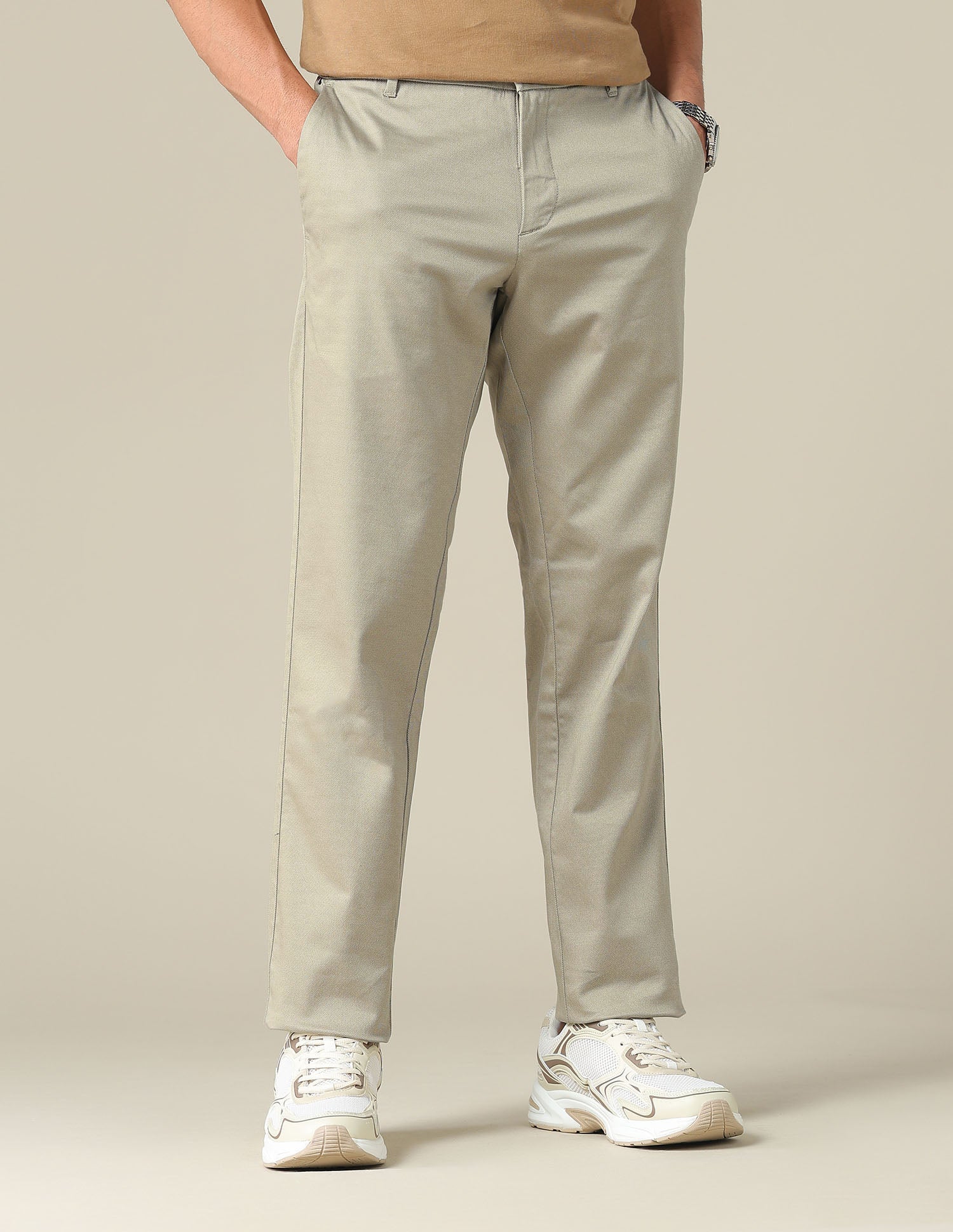 Denver Slim Fit Satin Trousers