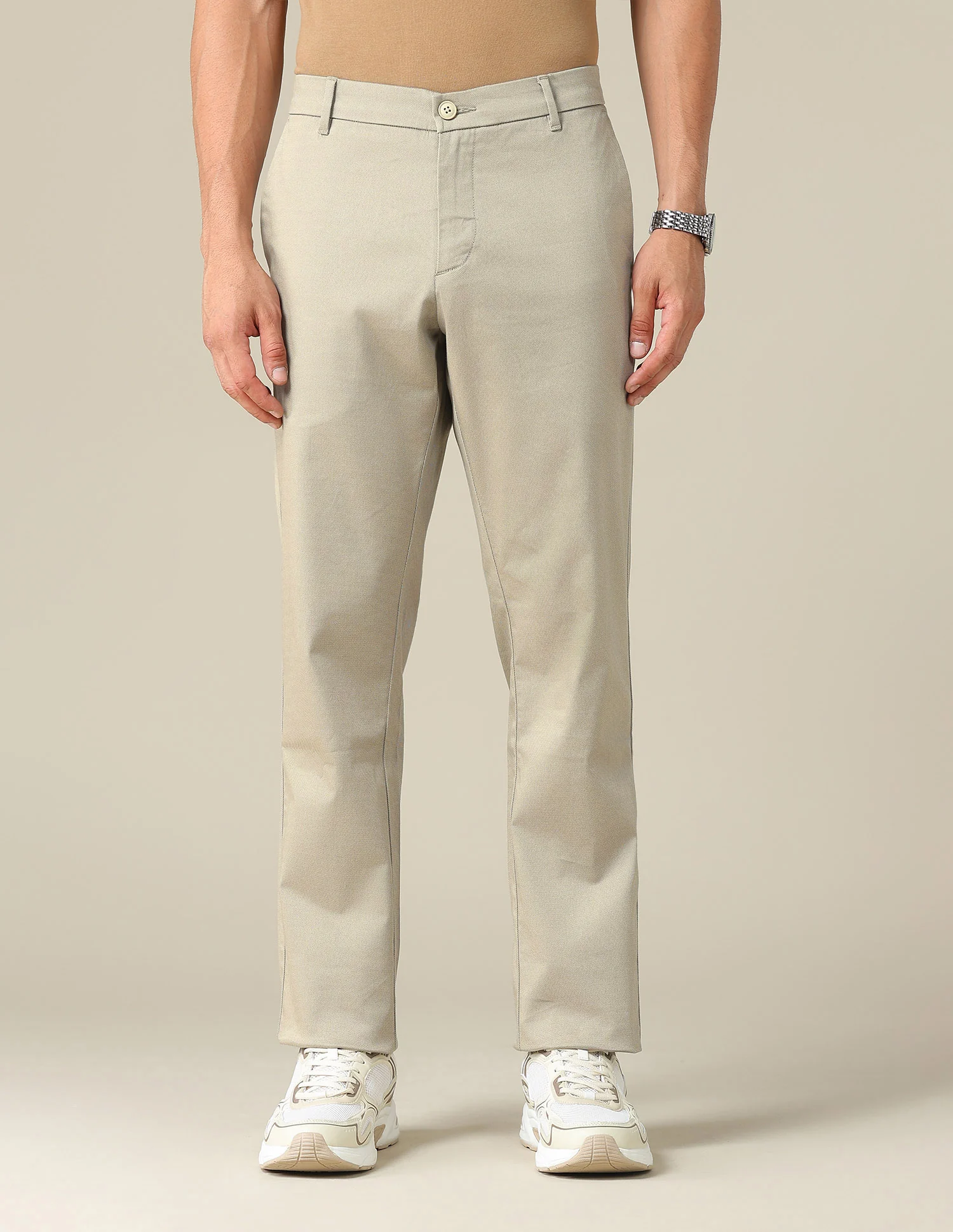 Denver Slim Fit Satin Trousers - Image 6