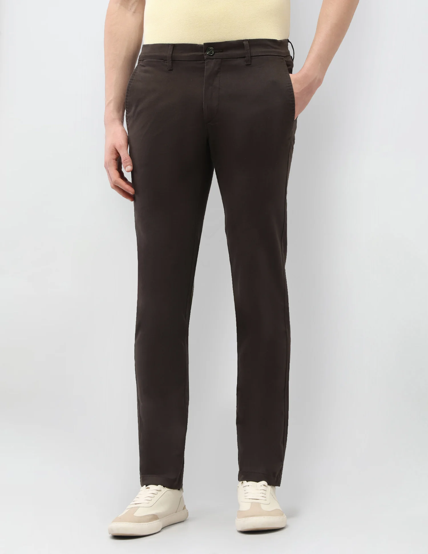 Denver Slim Fit Satin Trousers - Image 6