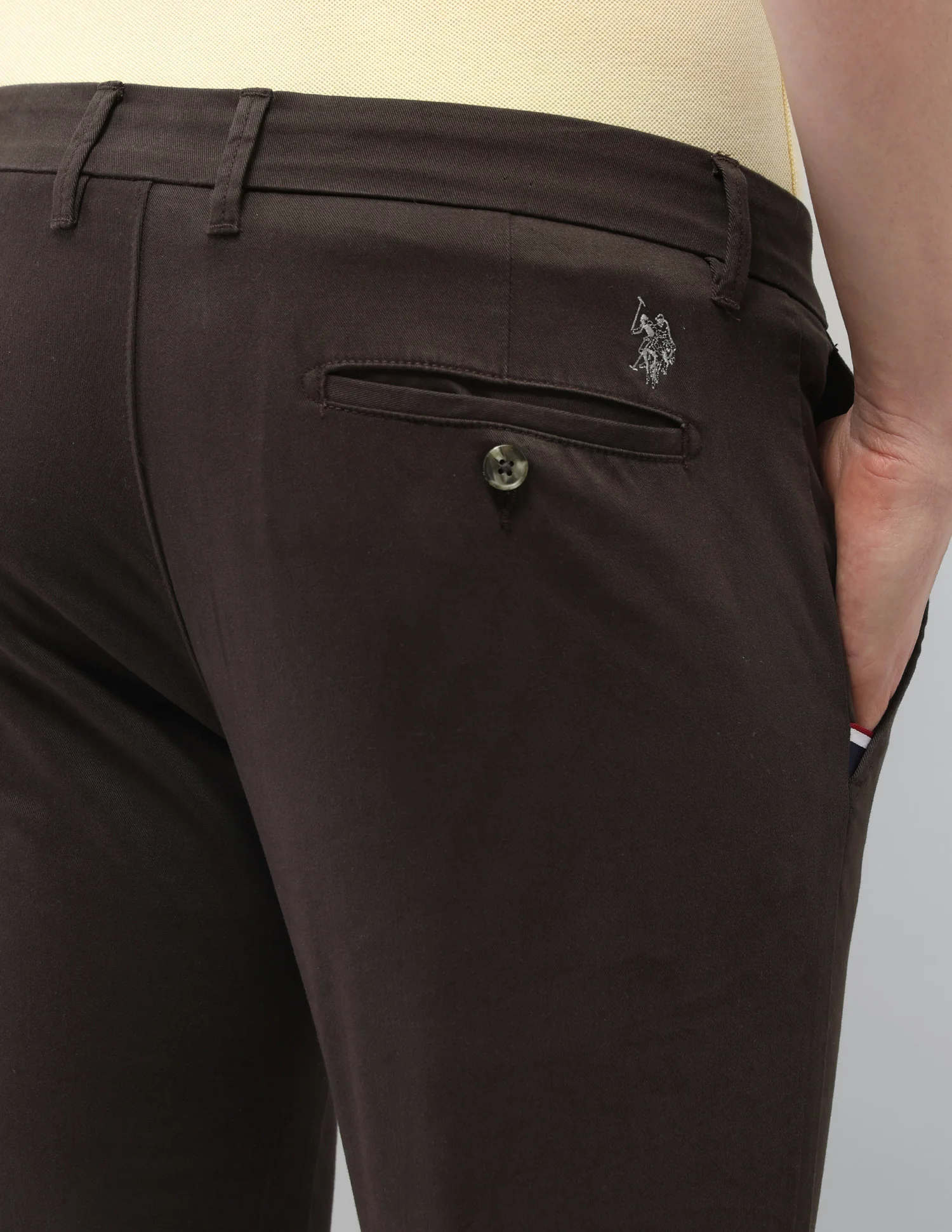 Denver Slim Fit Satin Trousers - Image 8