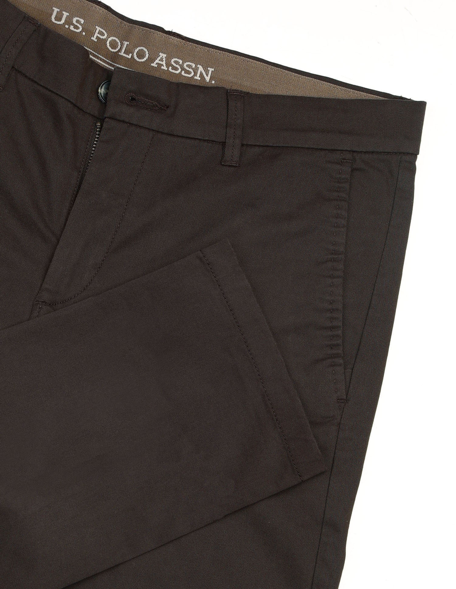 Denver Slim Fit Satin Trousers - Image 9