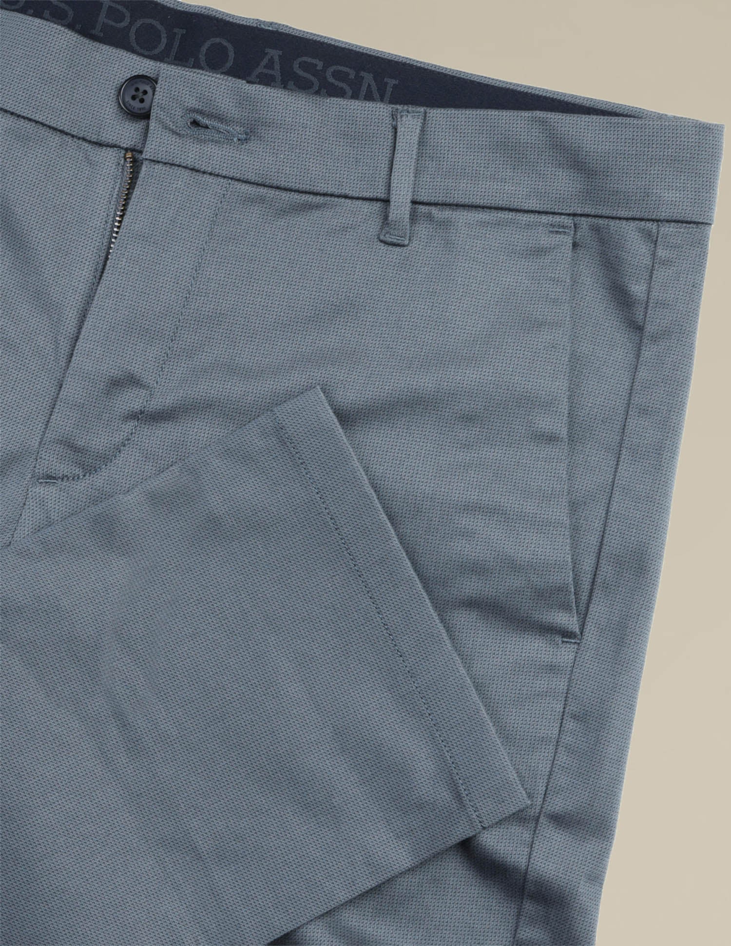 Denver Slim Fit Satin Trousers - Image 9
