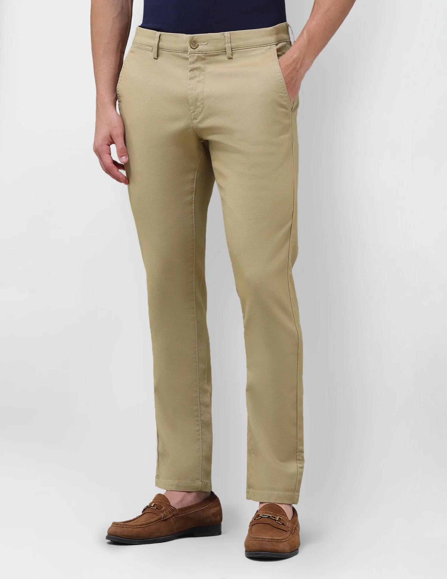 Denver Slim Fit Satin Trousers - Image 4