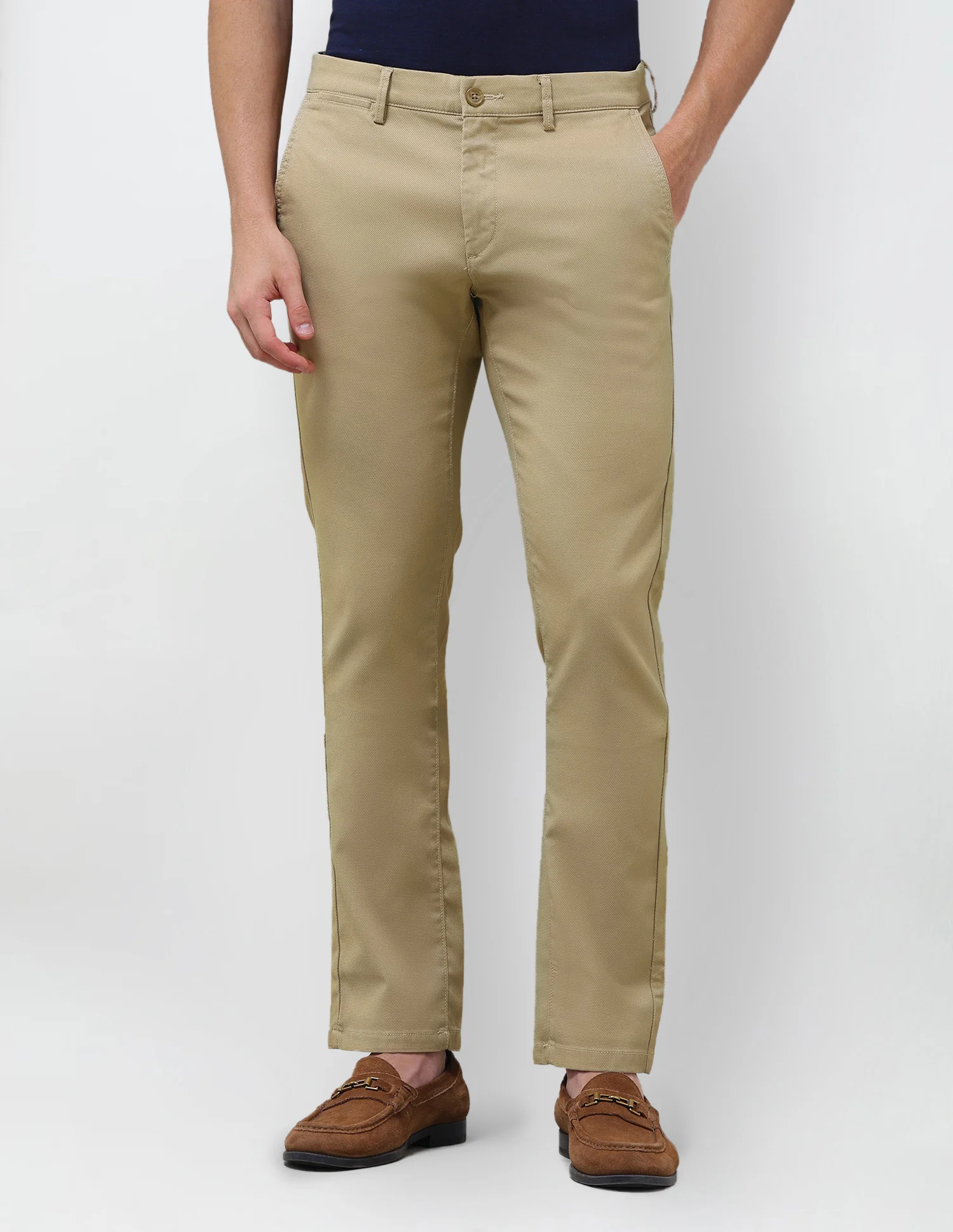 Denver Slim Fit Satin Trousers - Image 6