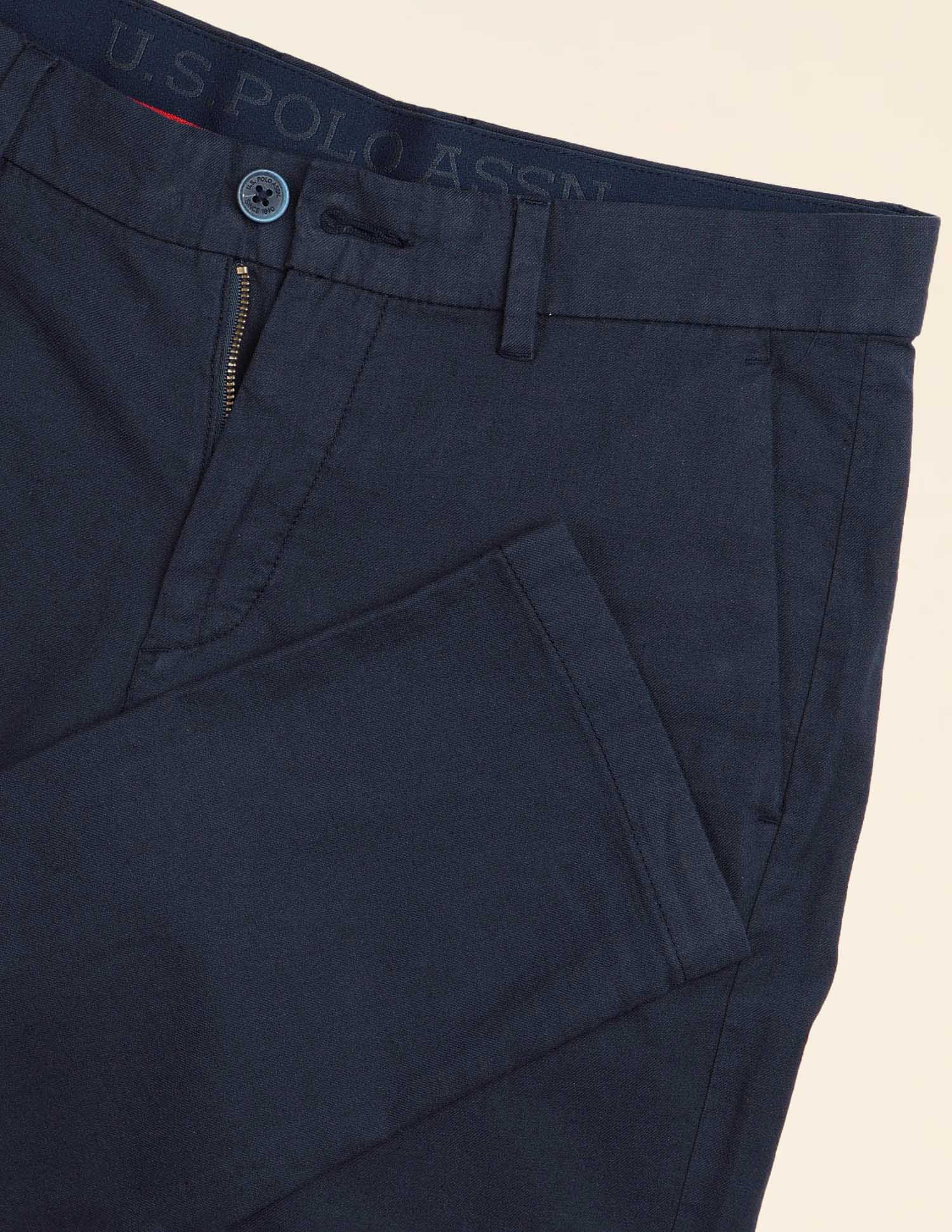 Denver Slim Fit Satin Trousers - Image 9