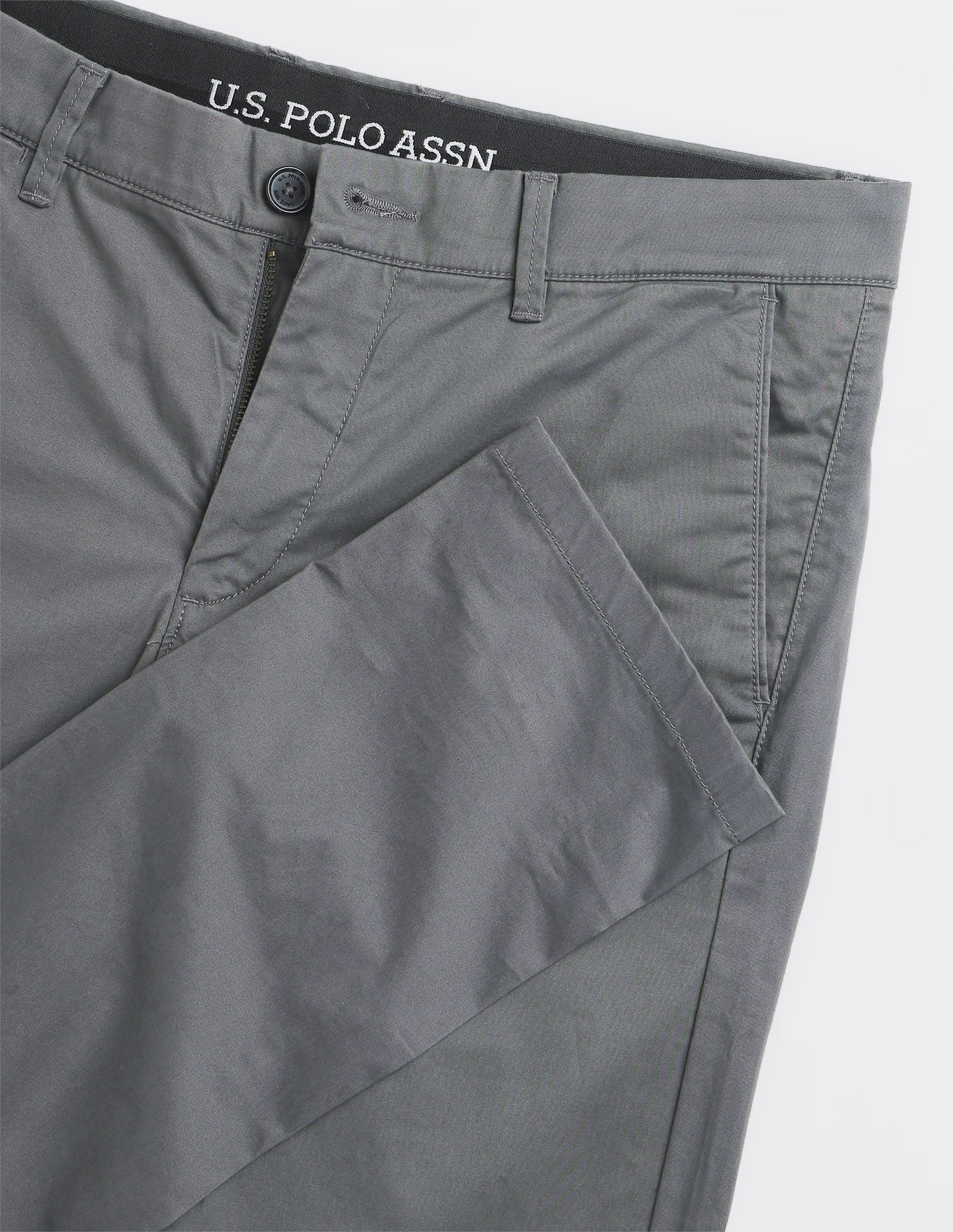 Denver Slim Fit Satin Trousers - Image 9