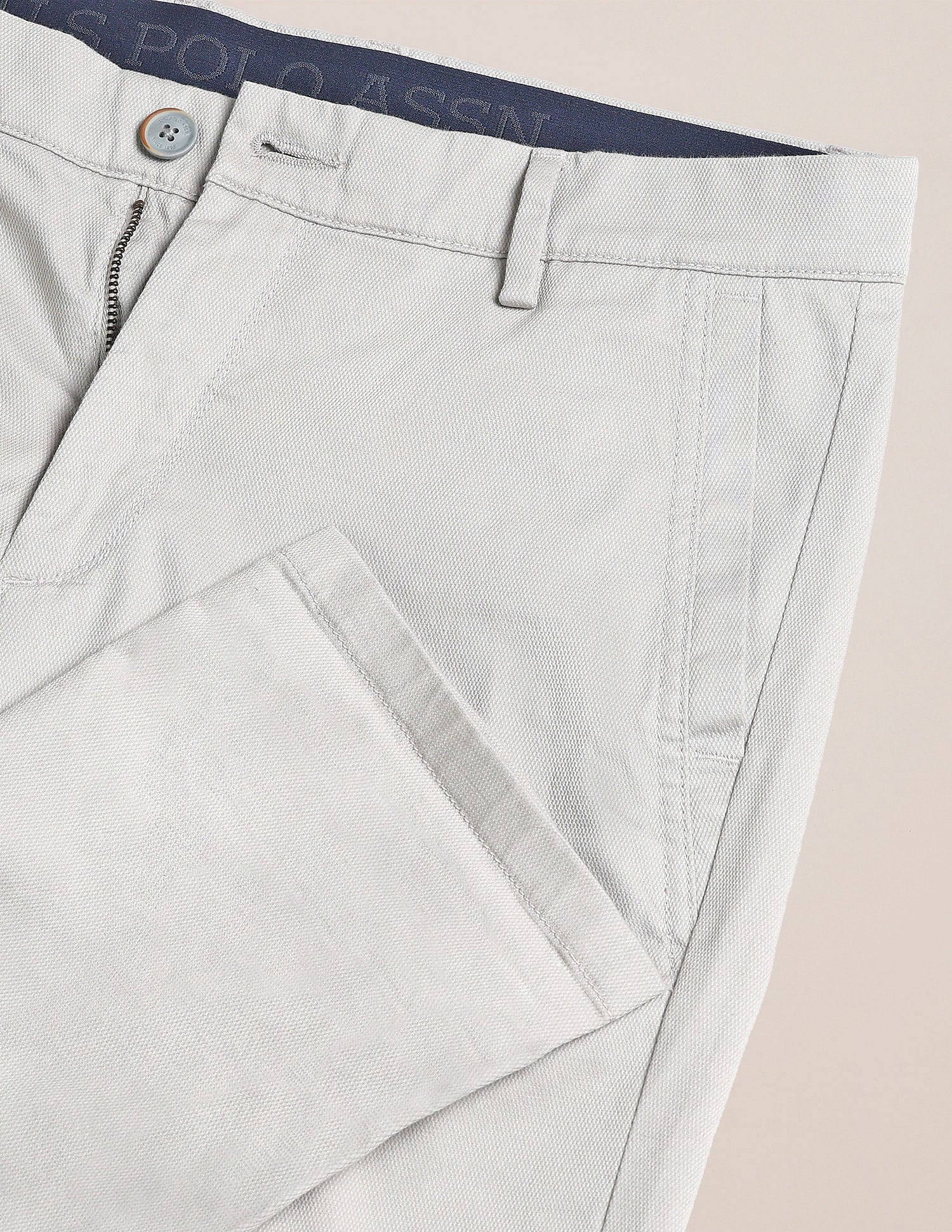 Denver Slim Fit Solid Trousers - Image 2