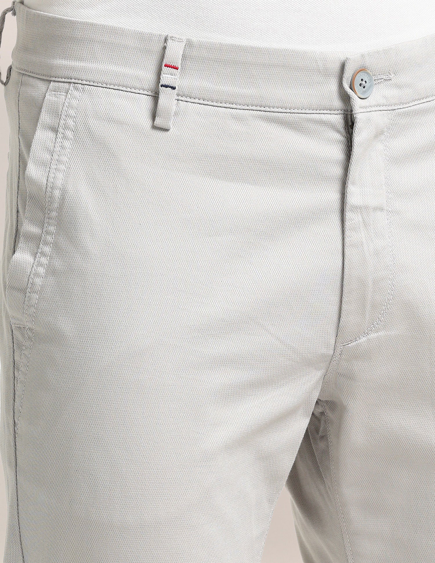 Denver Slim Fit Solid Trousers - Image 7