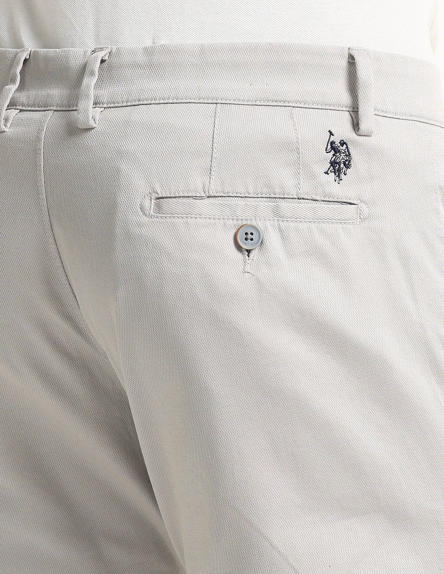 Denver Slim Fit Solid Trousers - Image 8