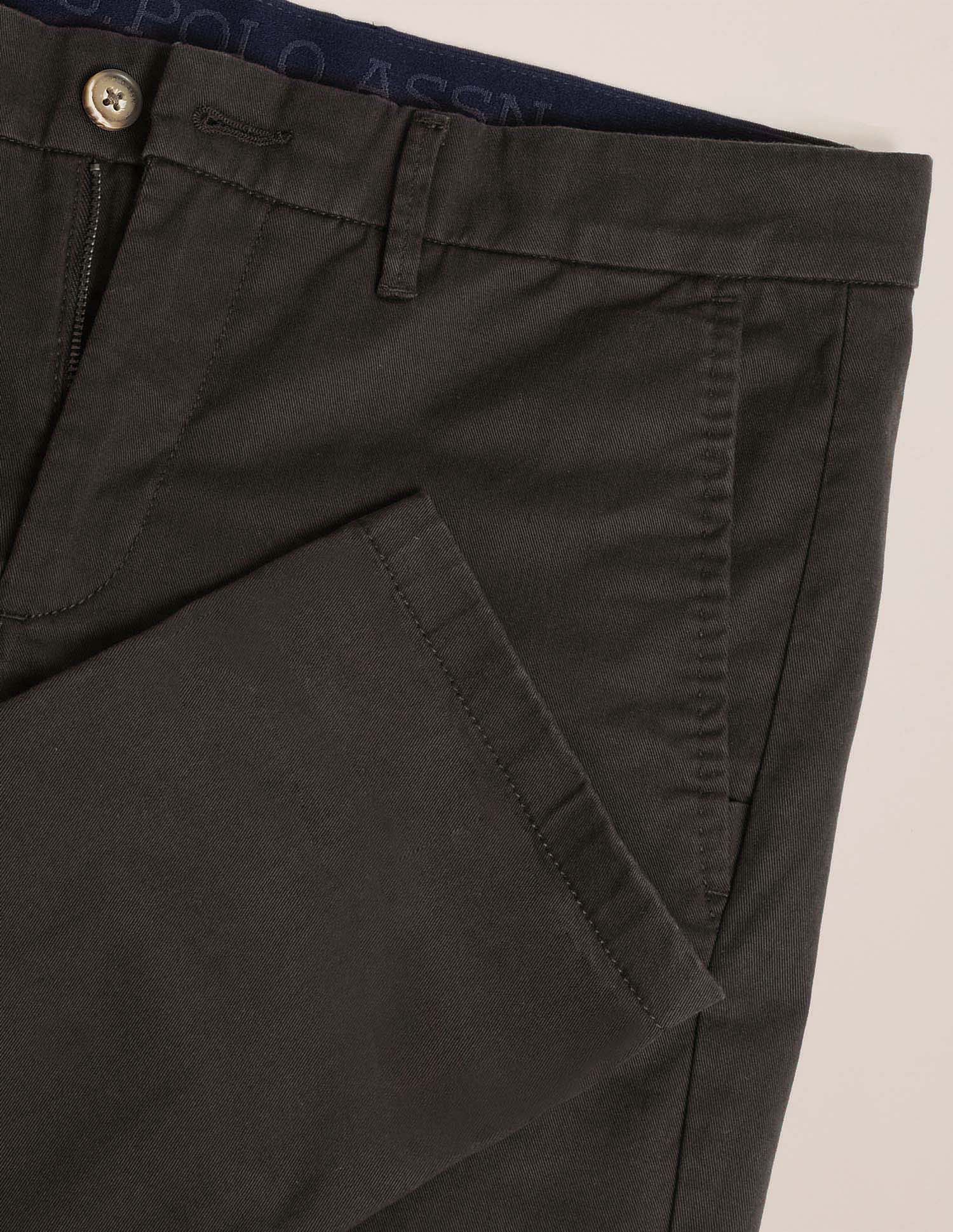 Denver Slim Fit Solid Trousers - Image 2