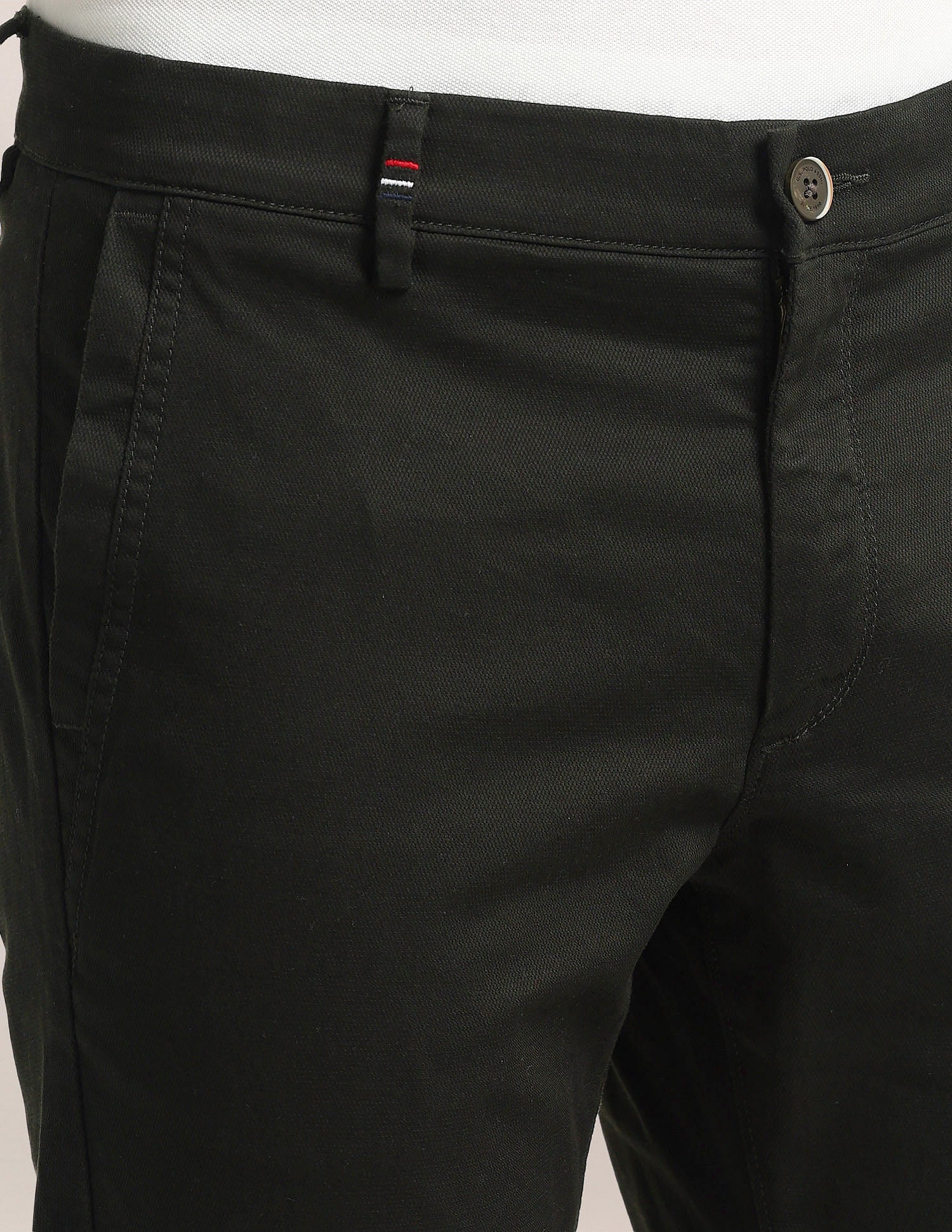 Denver Slim Fit Solid Trousers - Image 7