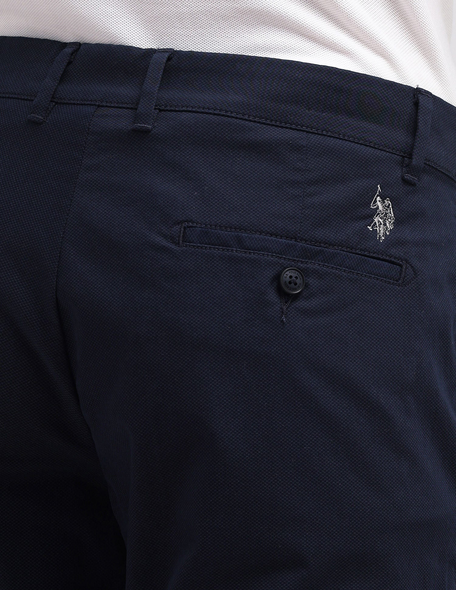 Denver Slim Fit Solid Trousers - Image 7