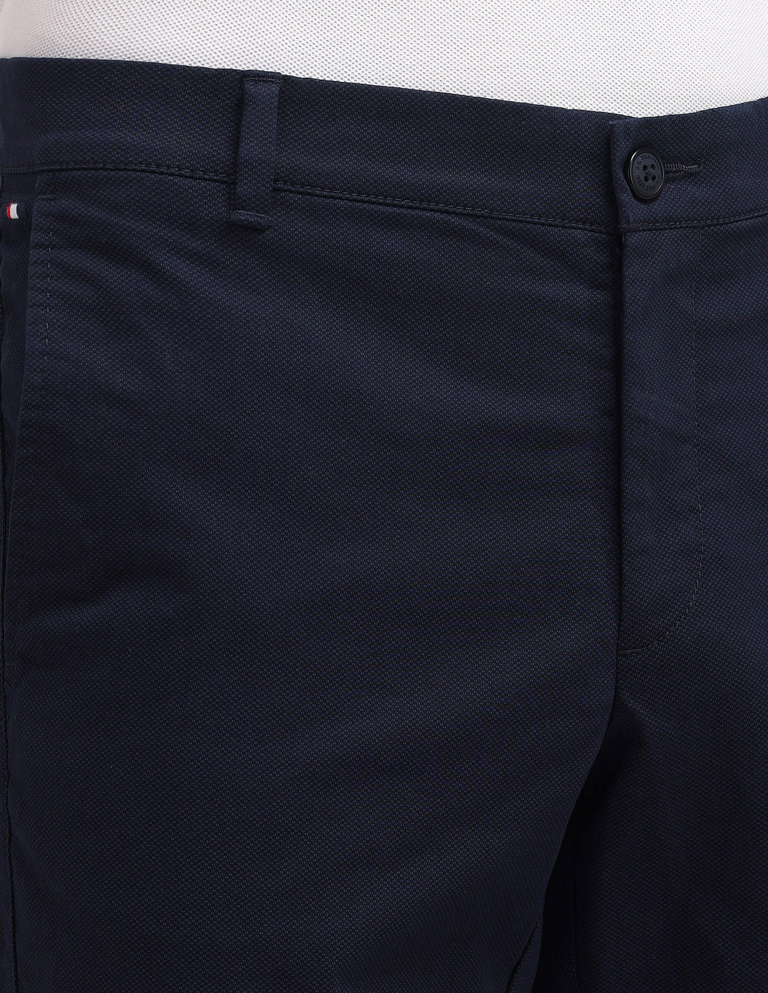 Denver Slim Fit Solid Trousers - Image 8