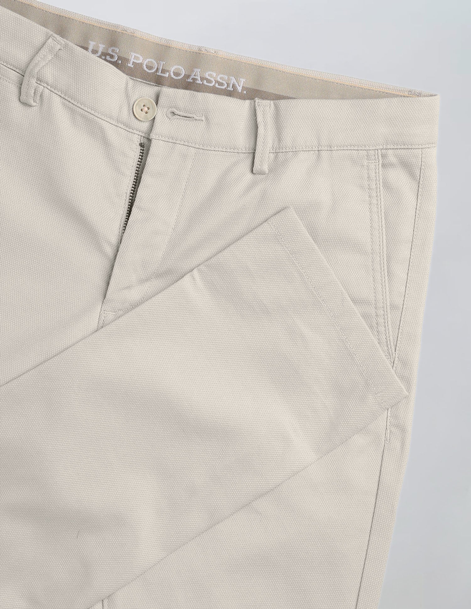 Denver Slim Fit Textured Trousers - Image 9