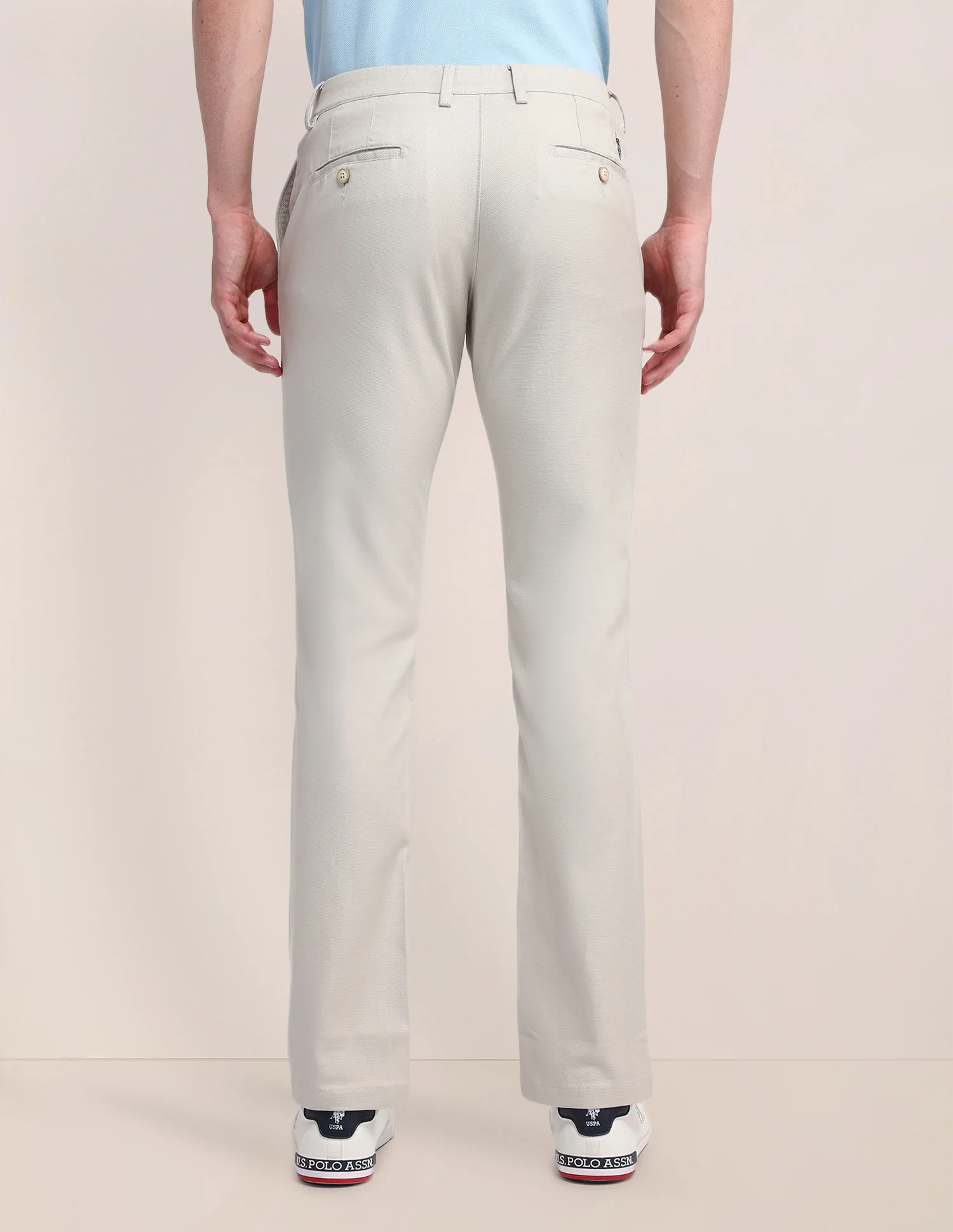 Denver Slim Fit Twill Trousers - Image 5