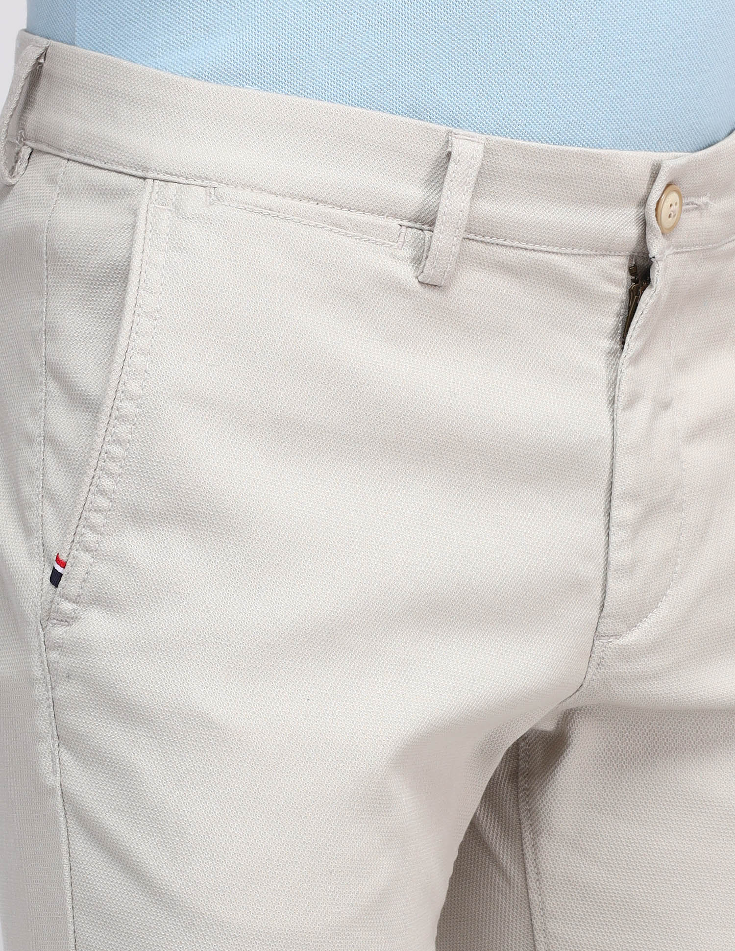 Denver Slim Fit Twill Trousers - Image 8