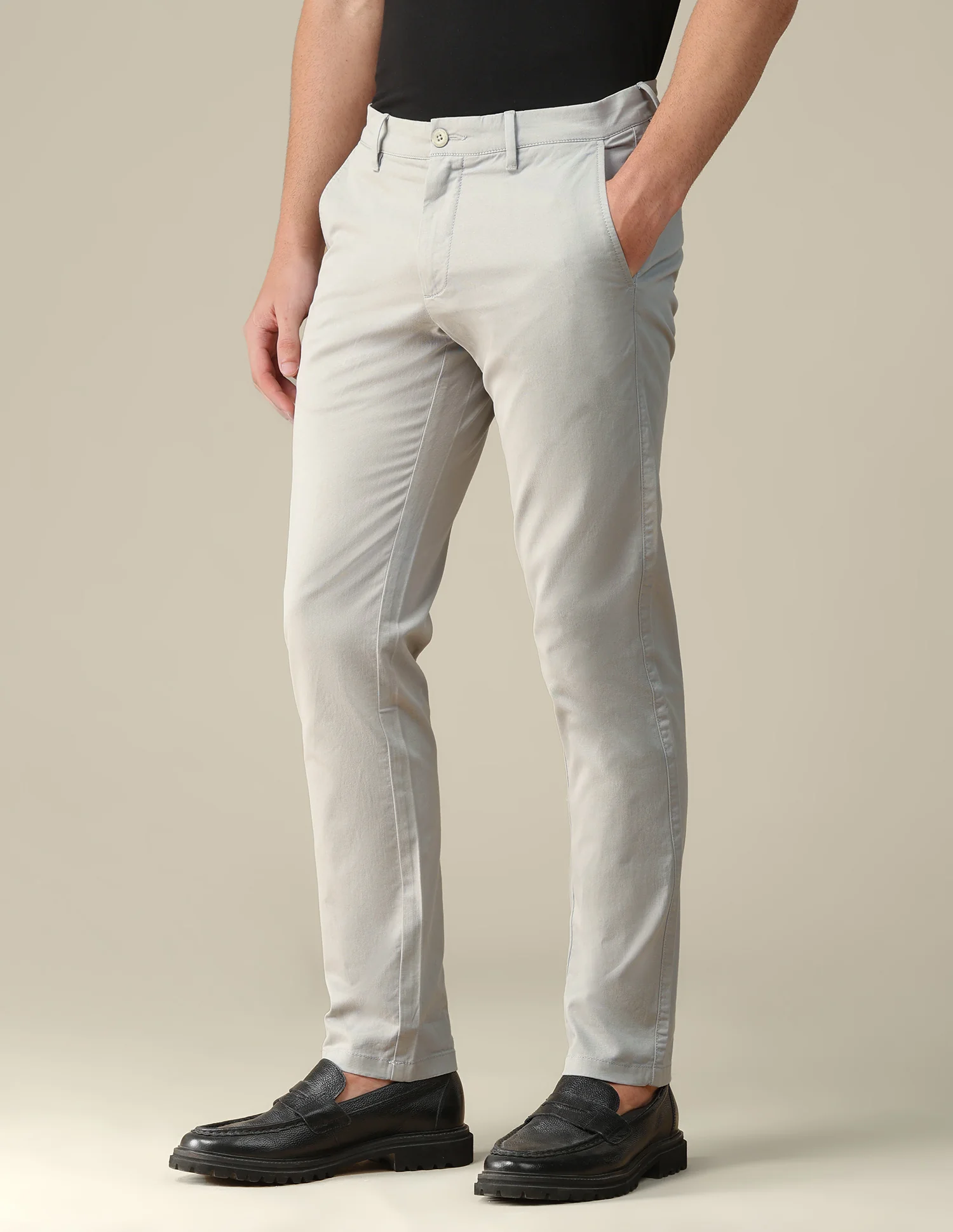 Denver slim fit Twill Trousers - Image 4