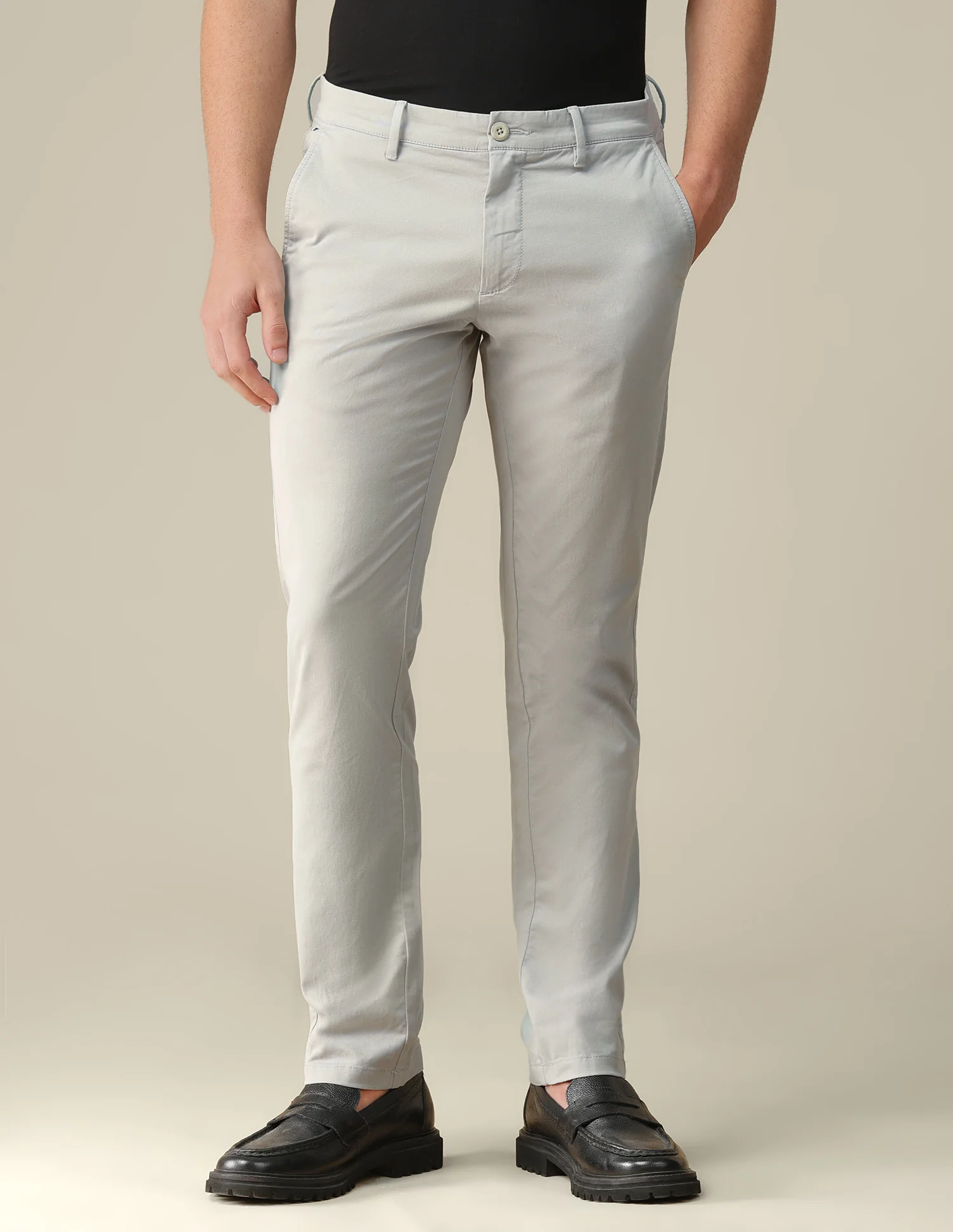 Denver slim fit Twill Trousers - Image 6