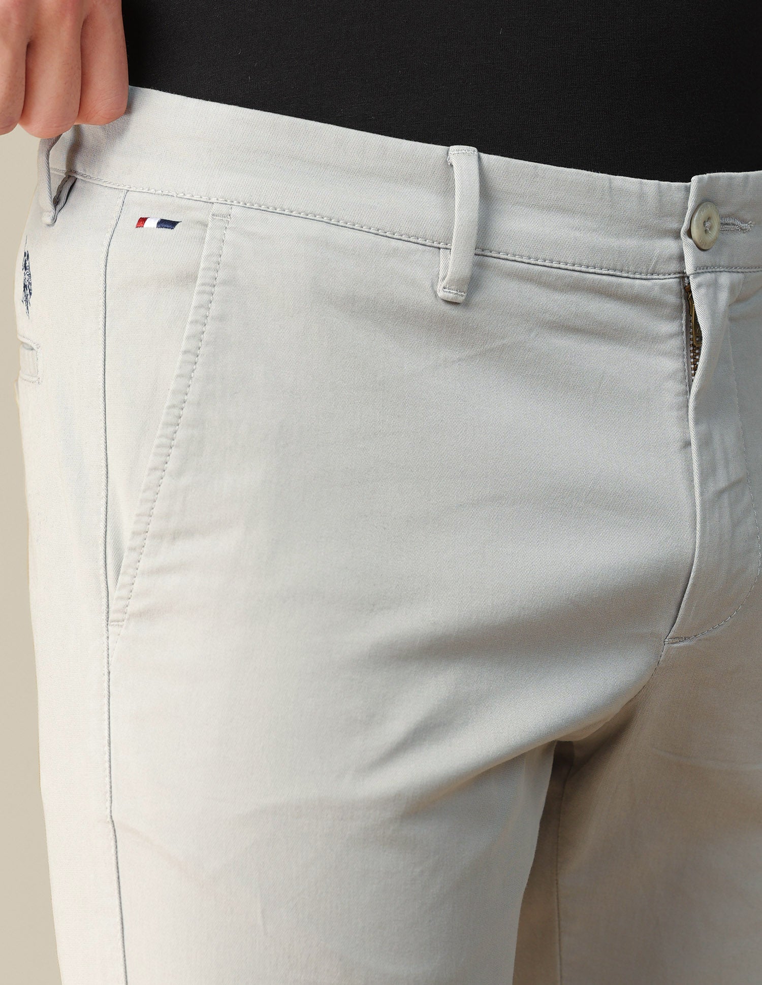 Denver slim fit Twill Trousers - Image 7