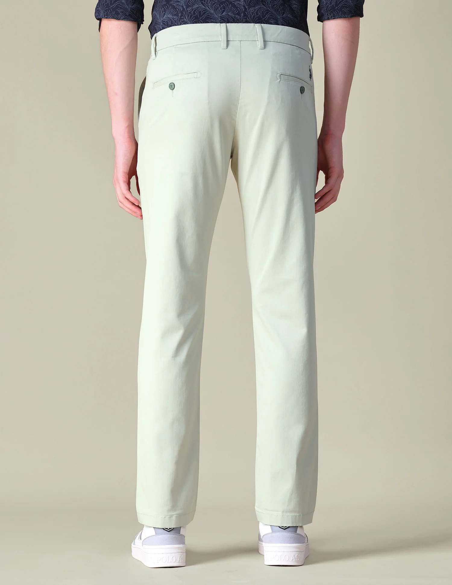 Denver Slim Fit Twill Trousers - Image 5
