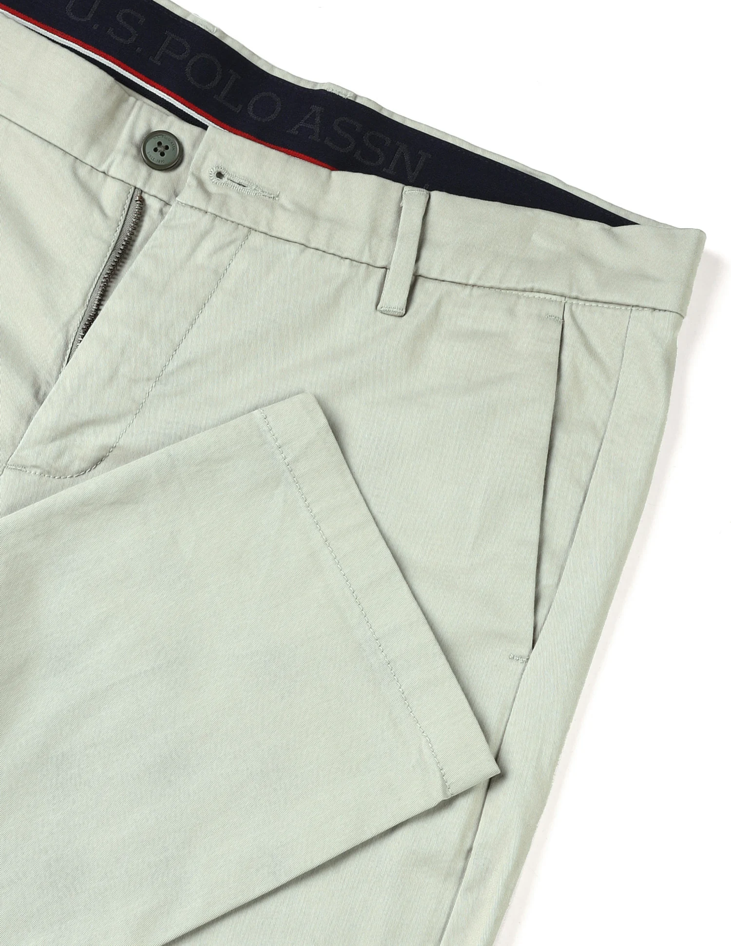 Denver Slim Fit Twill Trousers - Image 9