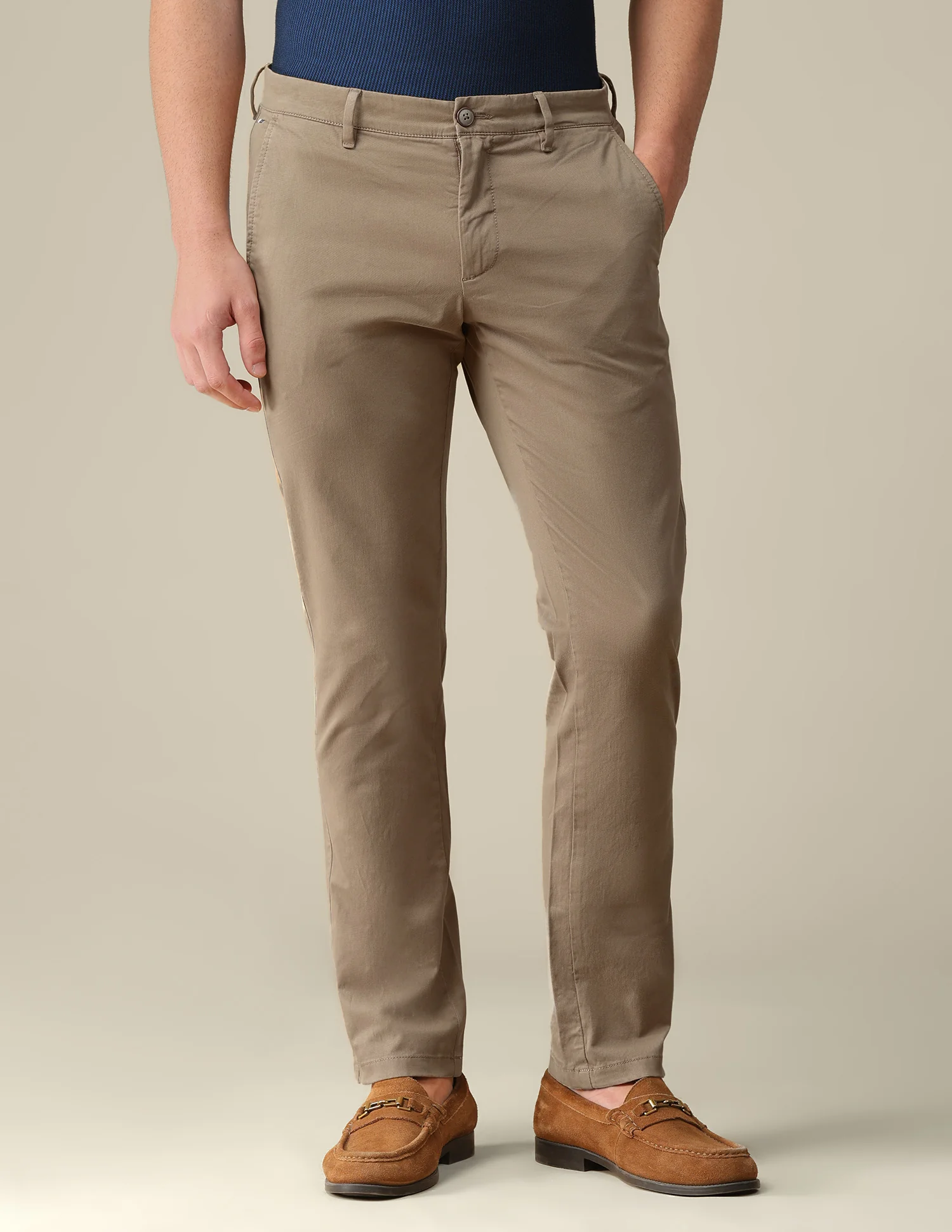 Denver slim fit Twill Trousers - Image 6