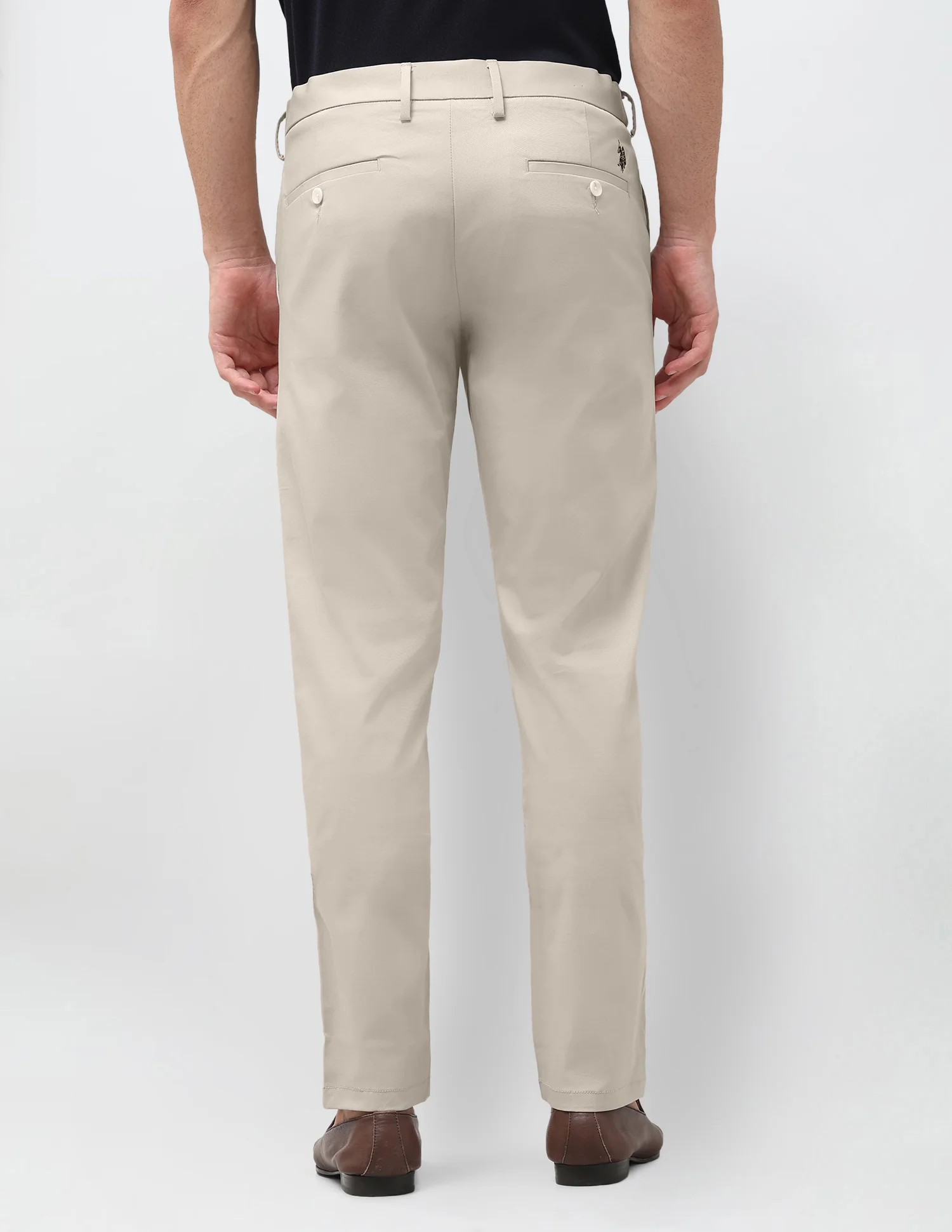 Denver Slim Fit Twill Trousers - Image 5