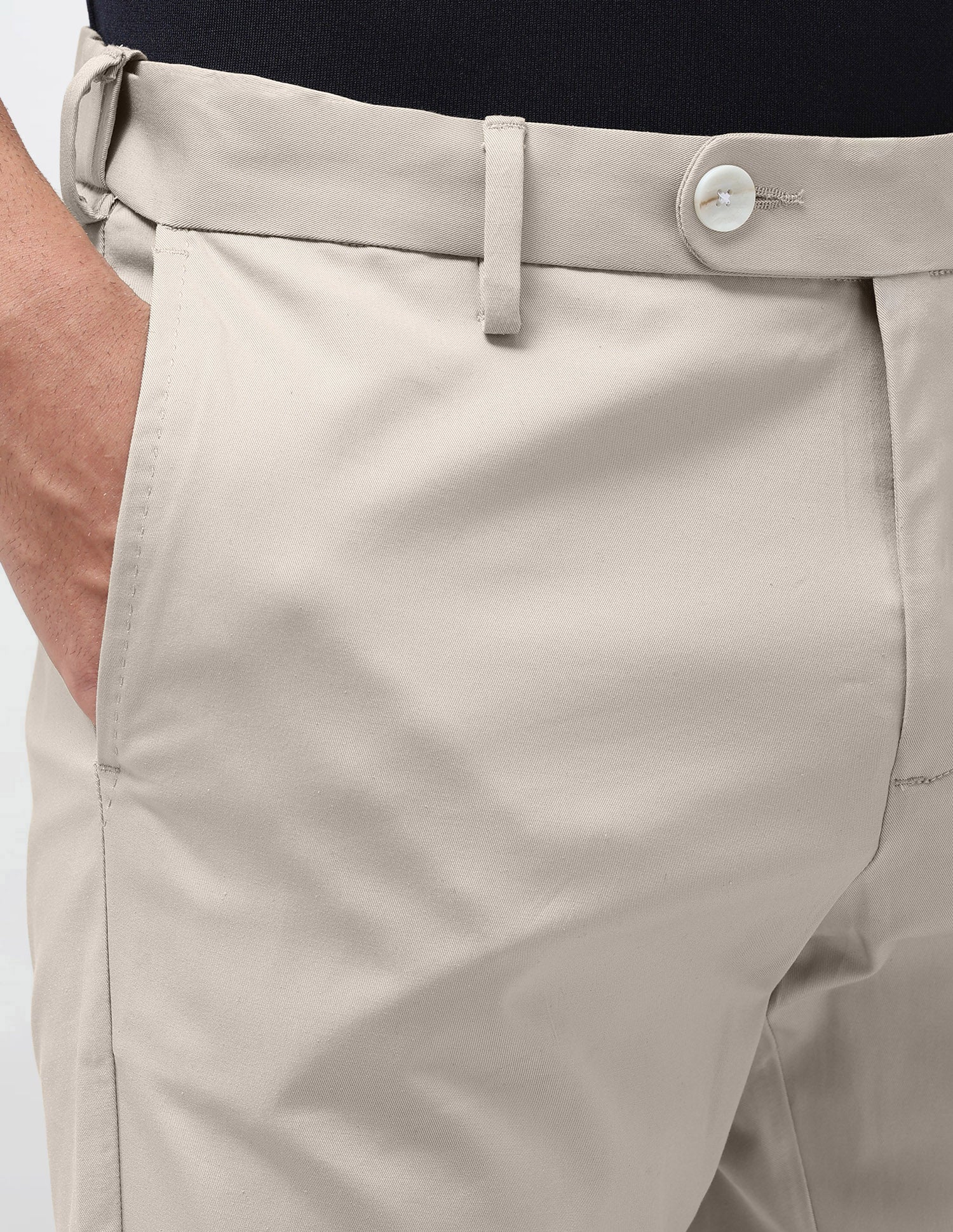 Denver Slim Fit Twill Trousers - Image 7