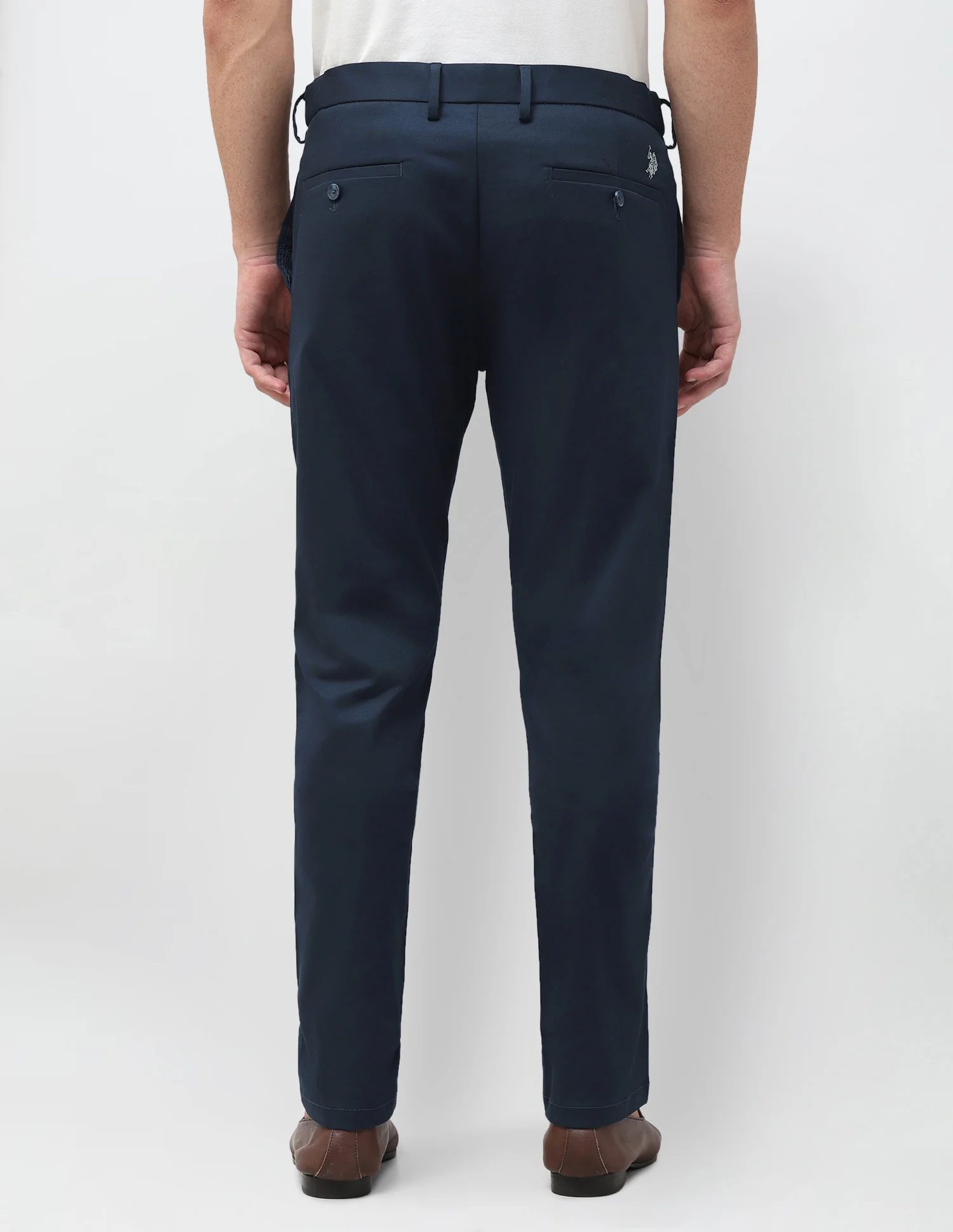 Denver Slim Fit Twill Trousers - Image 5